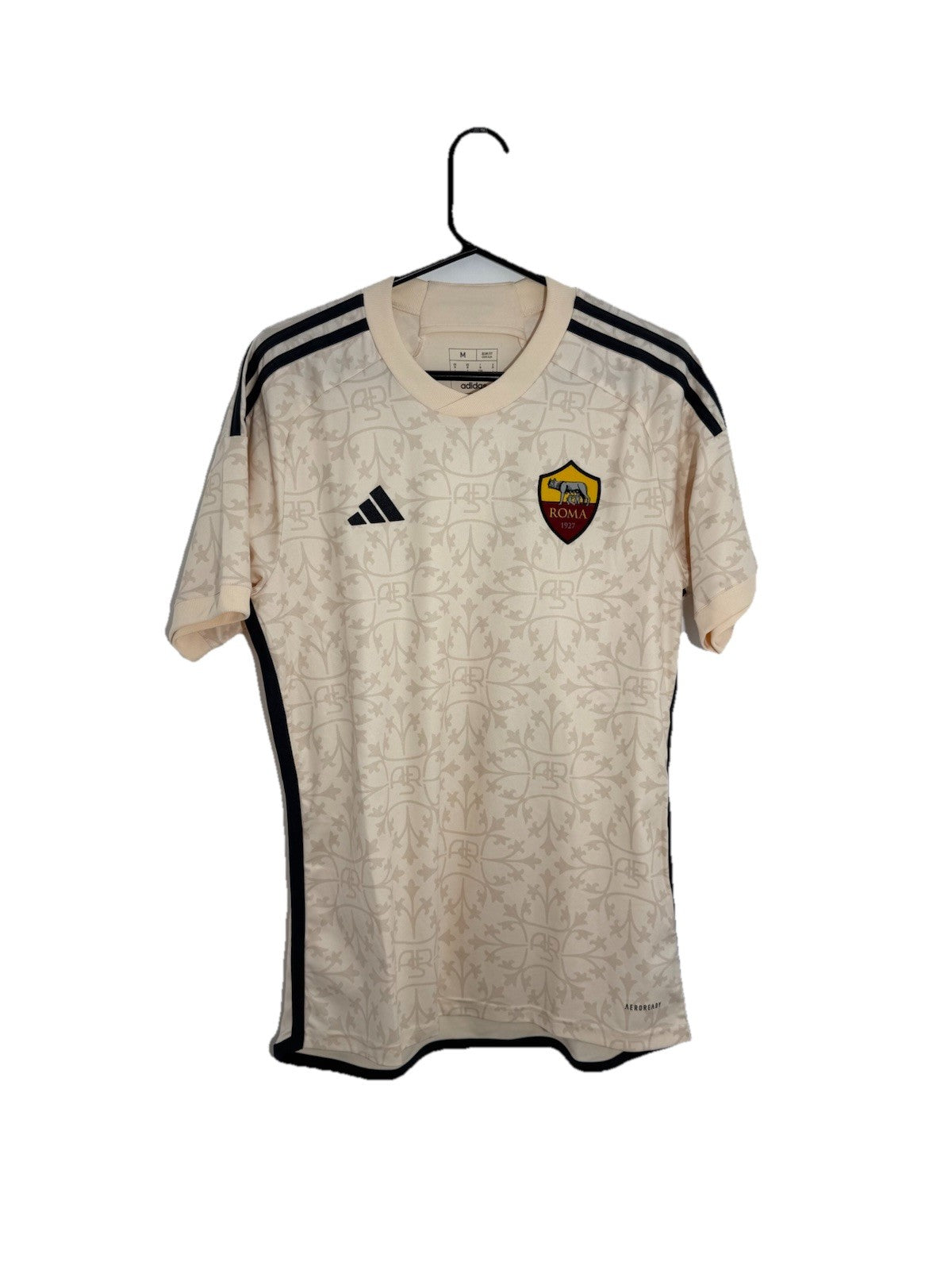 AS Roma Aouar #22 2023/24 Away Medium Shirt Adidas Excellent Condition