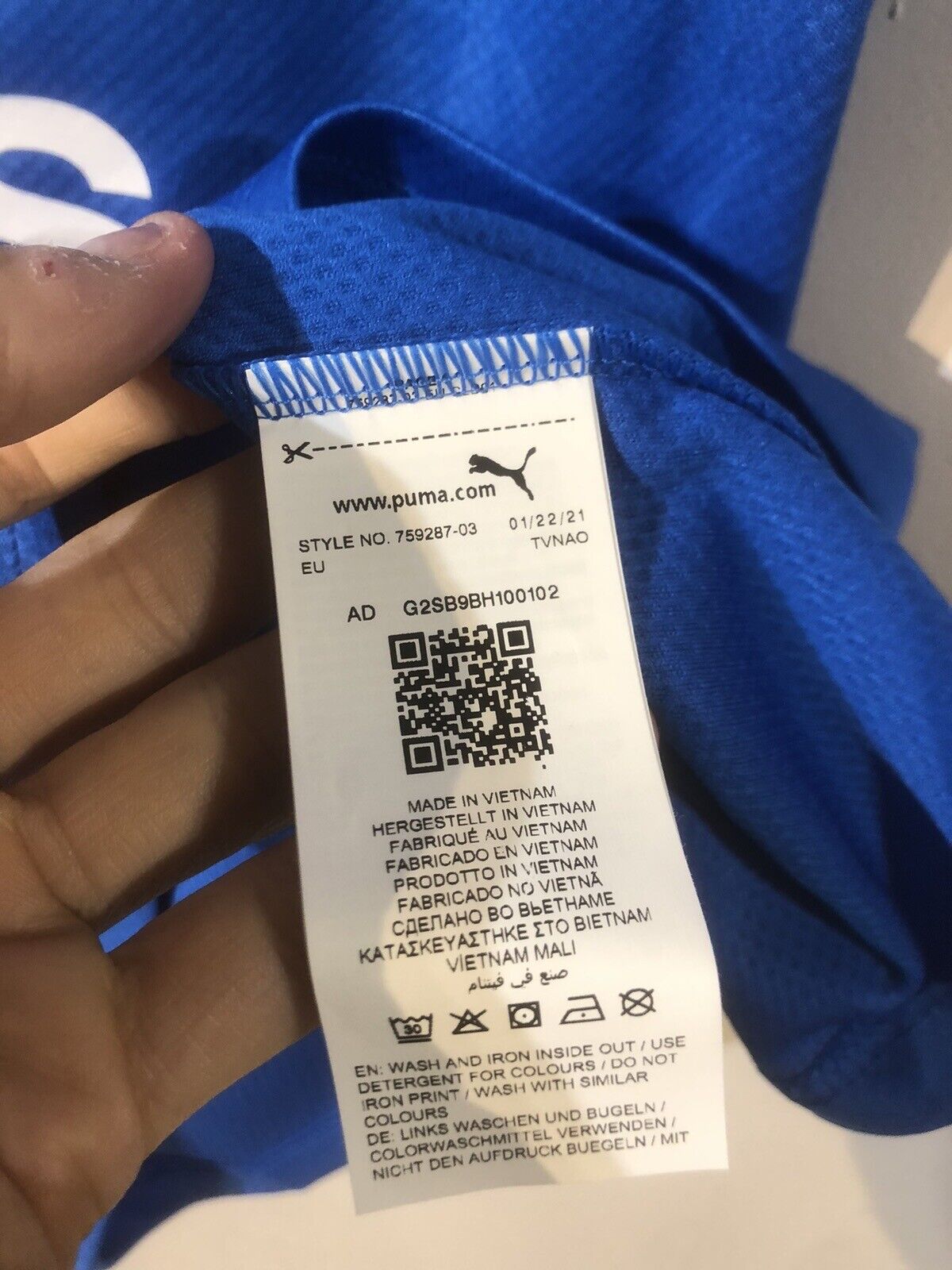 Mandanda #30 Olympique Marseille 2021/22 Medium 3rd Shirt Puma BNWT