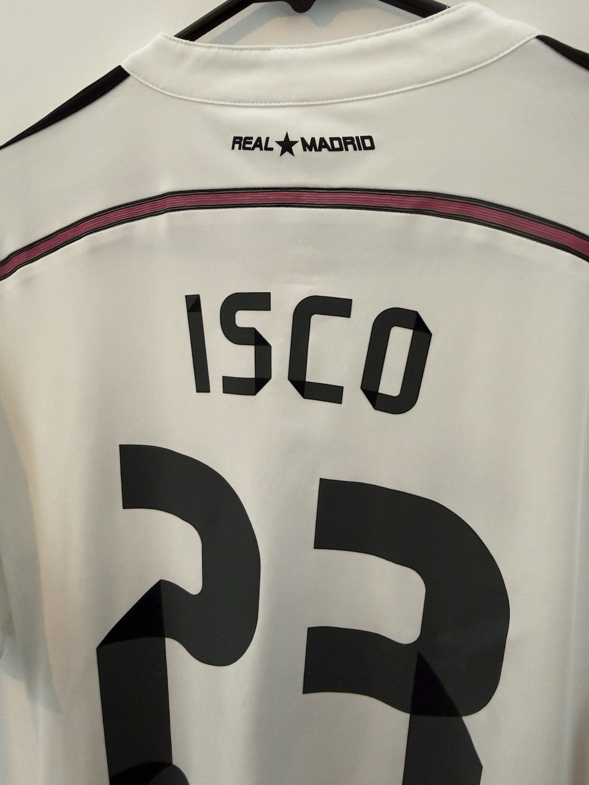 Real Madrid Isco #23 2014/15 Small Home CL Shirt Excellent Condition M38202