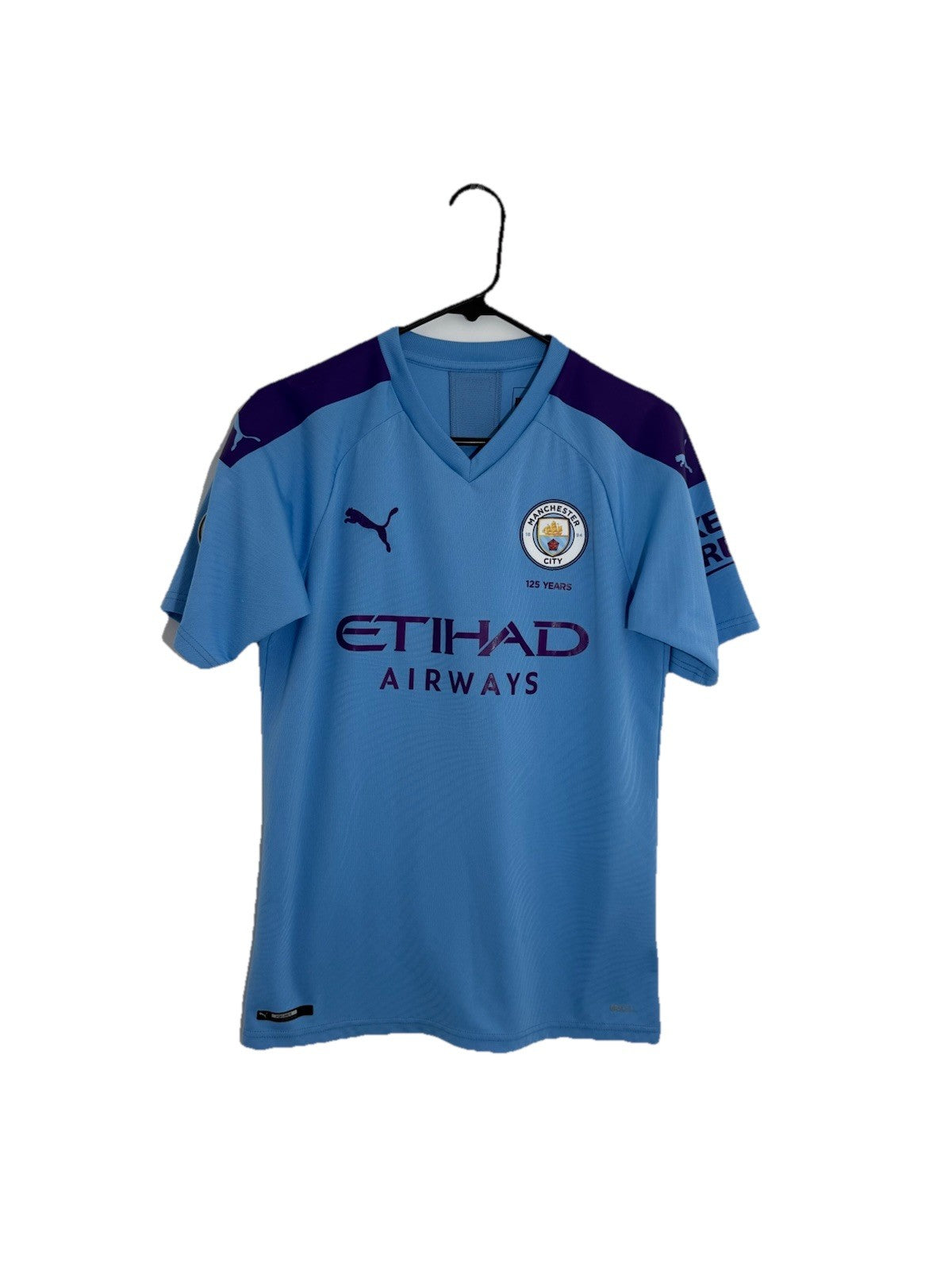 Man City De Bruyne #17 2019/20 Small Home Shirt Excellent Condition 755586-01