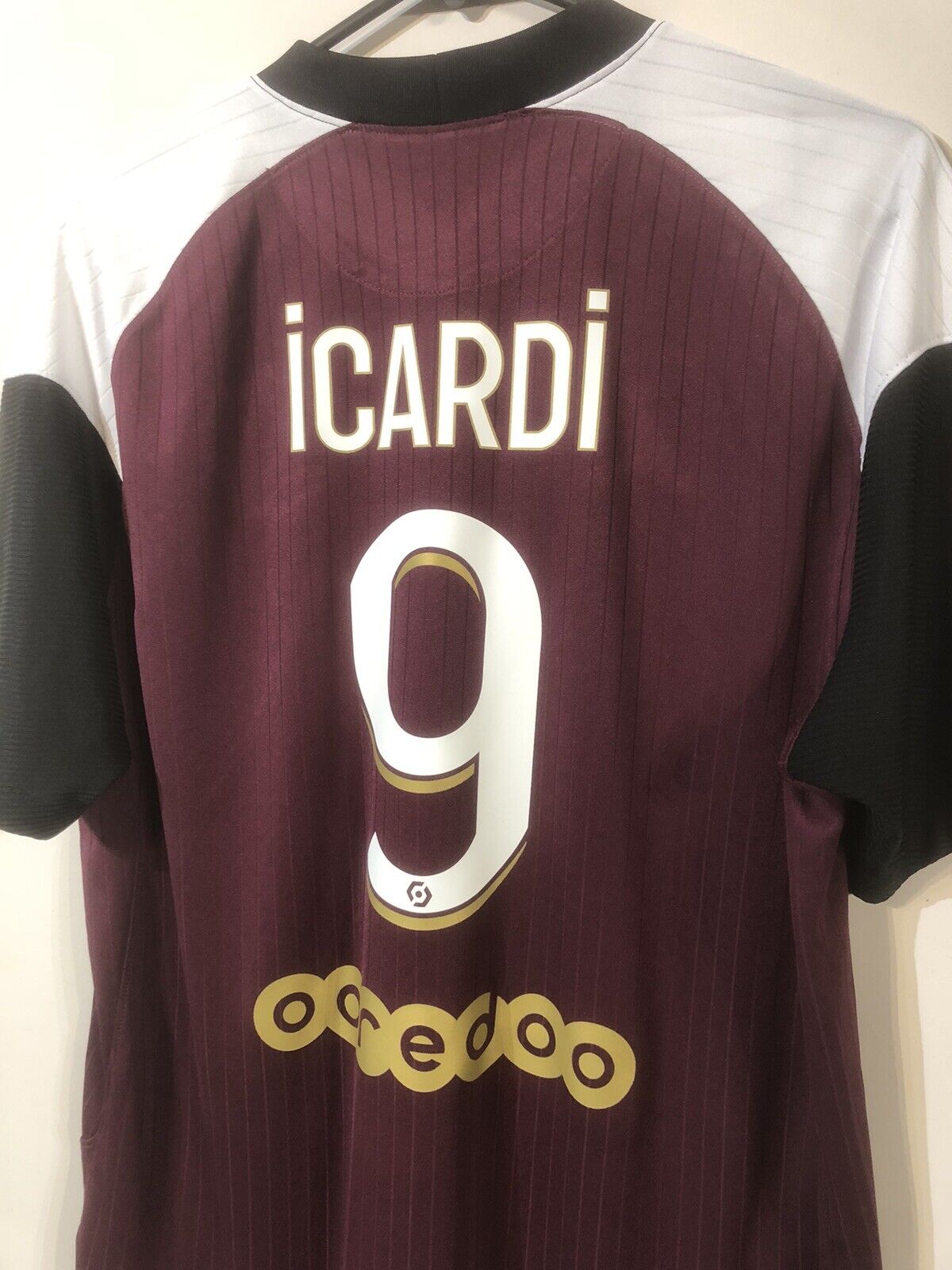 Icardi #9 Paris St Germain 2020/21 Large 3rd Football Shirt Very Good Condition