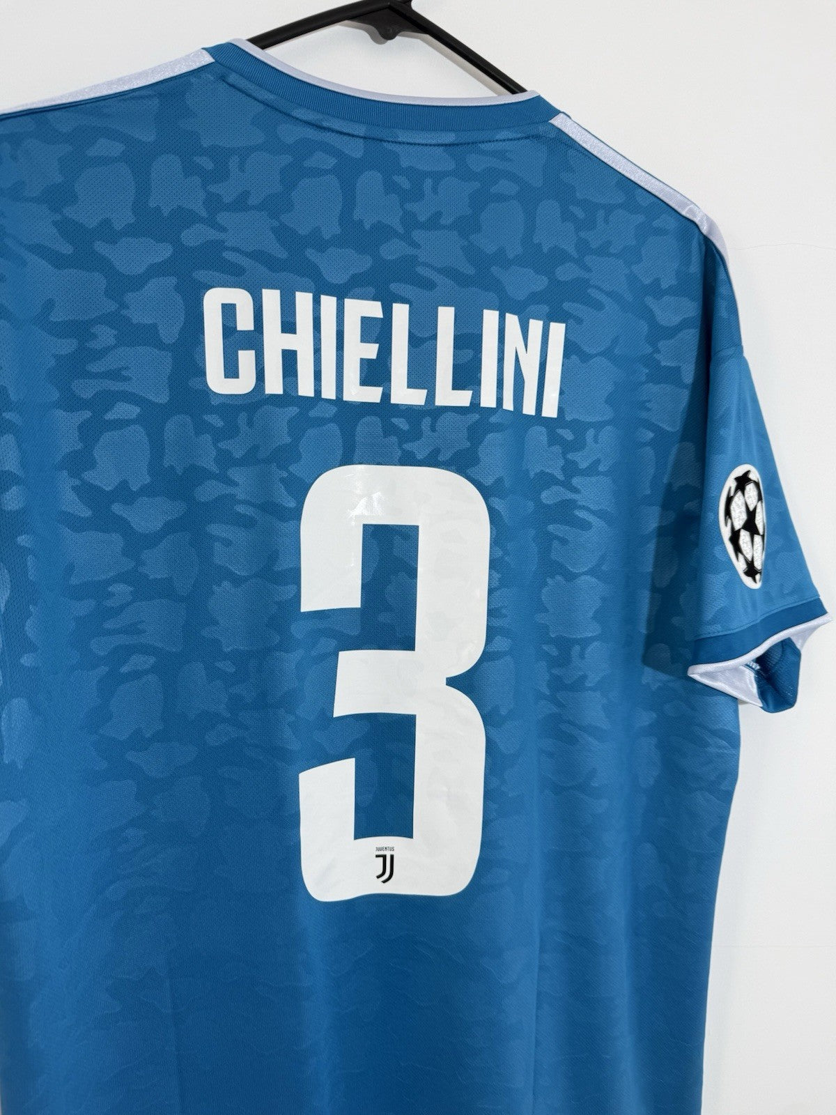 Juventus Chiellini #3 2019/20 Large CL 3rd Shirt Adidas BNWT DW5471