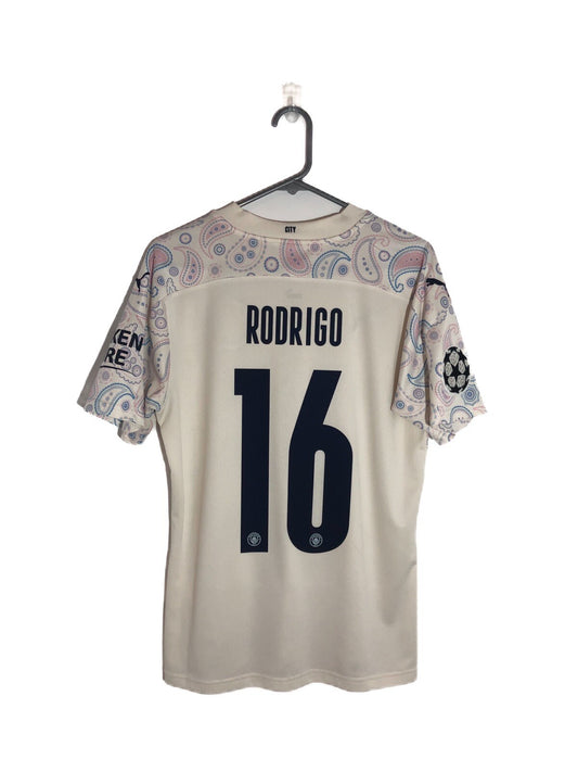 Manchester City Rodrigo #16 2020/21 Medium CL 3rd Excellent Condition 757095-03