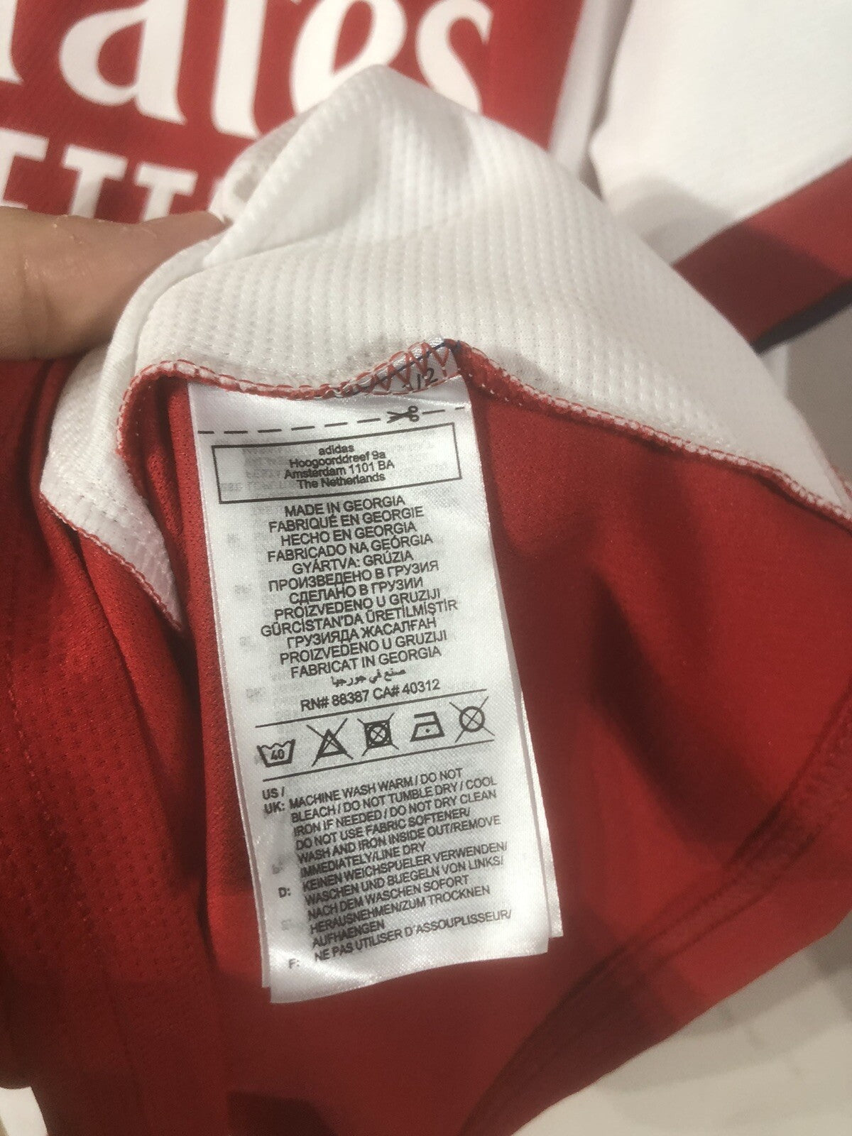 Arsenal Martinelli #35 2021/22 Large Home Shirt Excellent Condition GM0217
