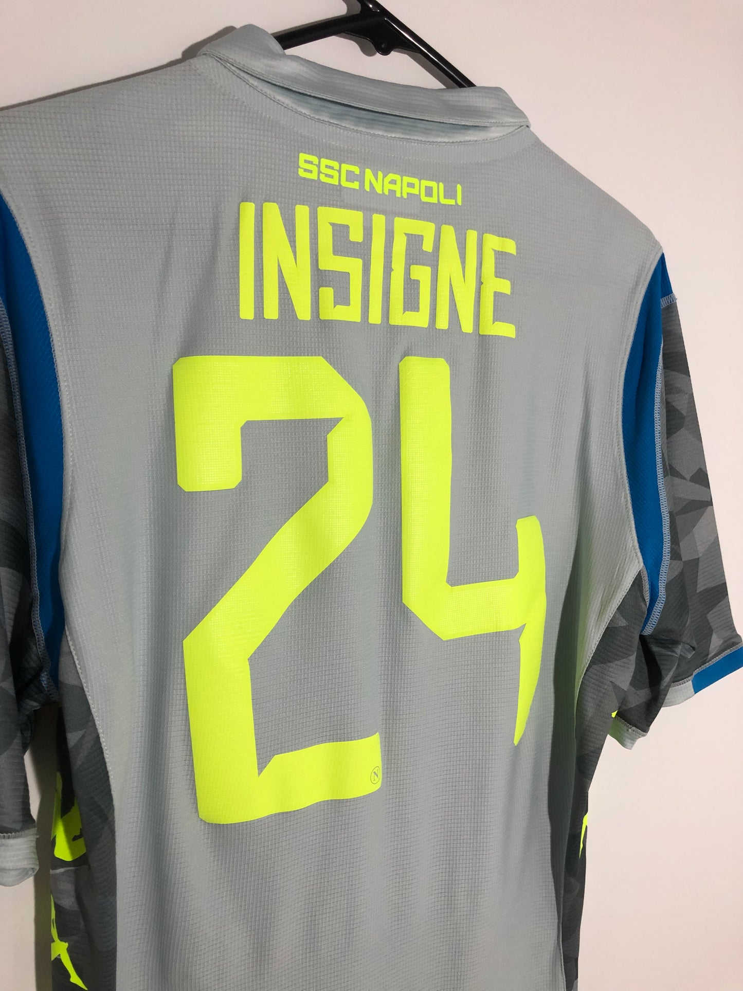 Insigne #24 Napoli 2018/19 Kappa Large 3rd Shirt BNWT 3032vw0
