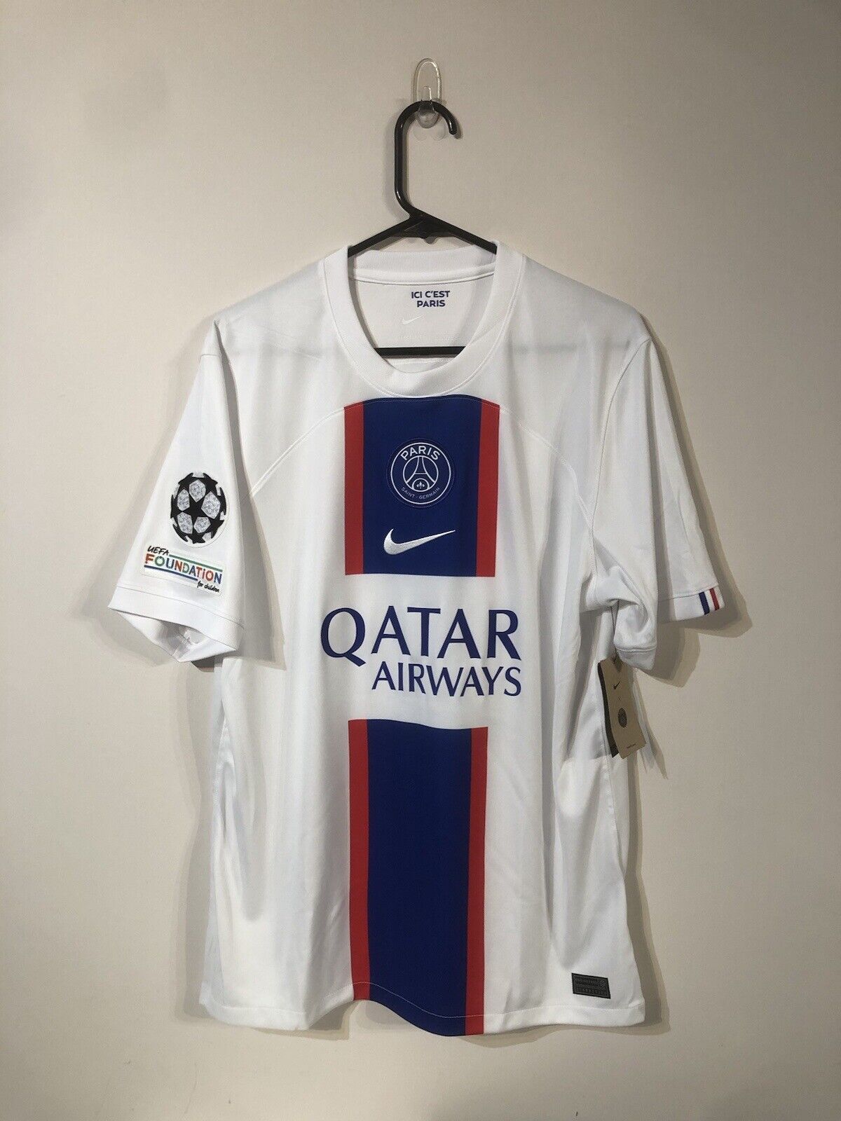 Messi #30 Paris St Germain 2022/23 Large CL Away Shirt Nike Excellent Condition