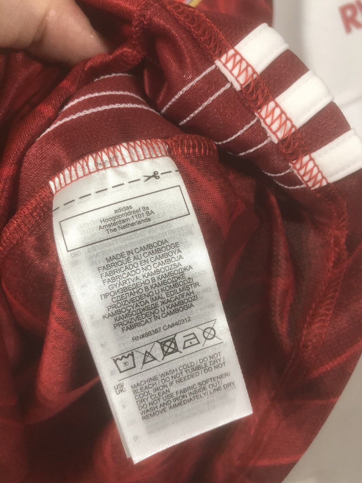 Arsenal Xhaka #34 2020/21 Large Home Shirt Adidas BNWT EH5817