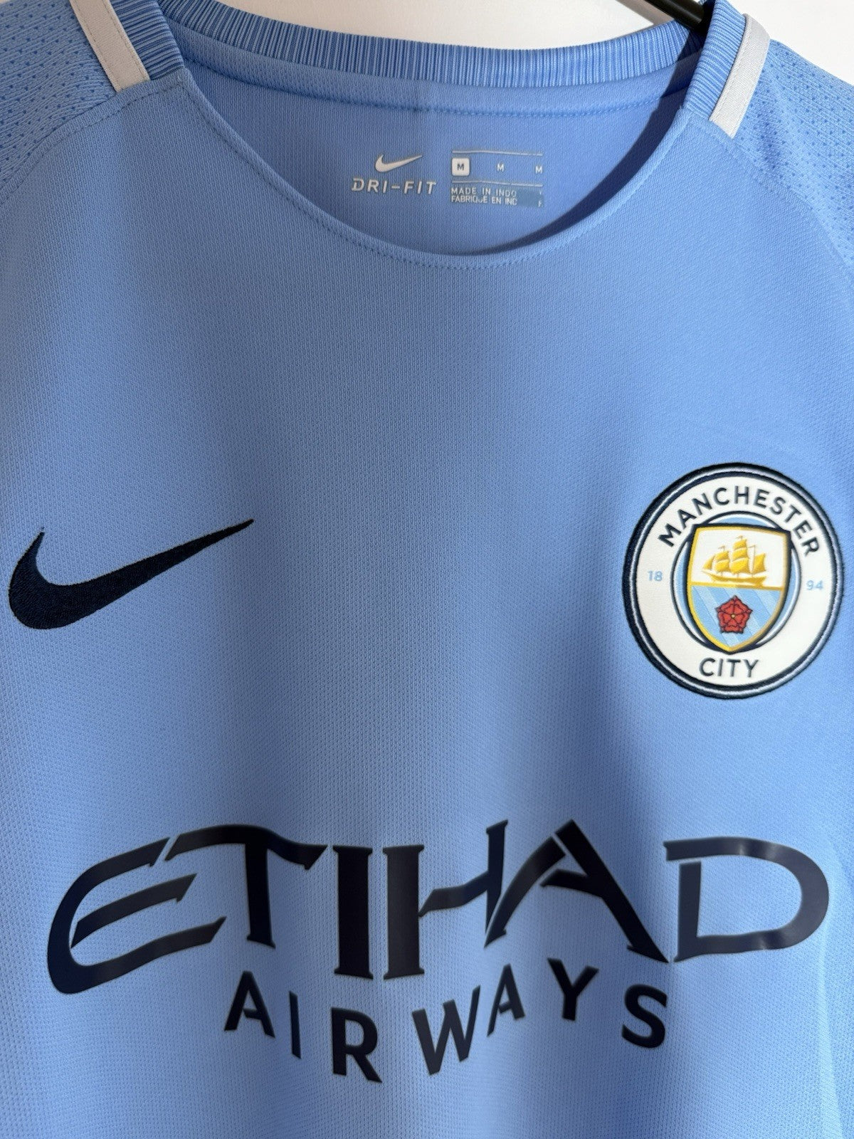 Manchester City Foden #47 2017/18 Medium Home Excellent Condition 894431-489