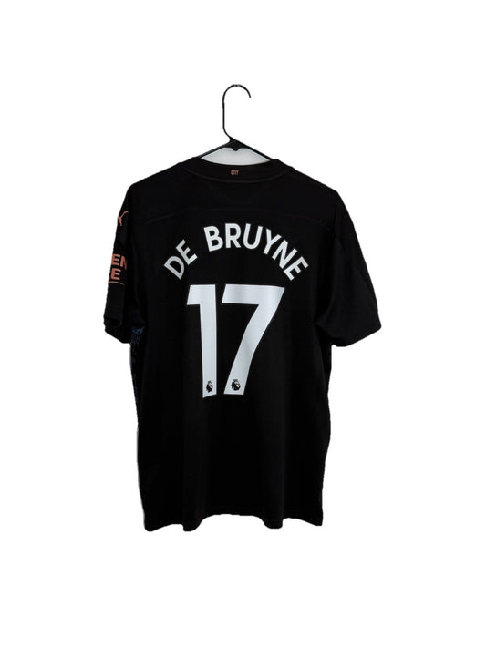 Man City De Bruyne #17 2020/21 Large Away Excellent Condition 757065-02