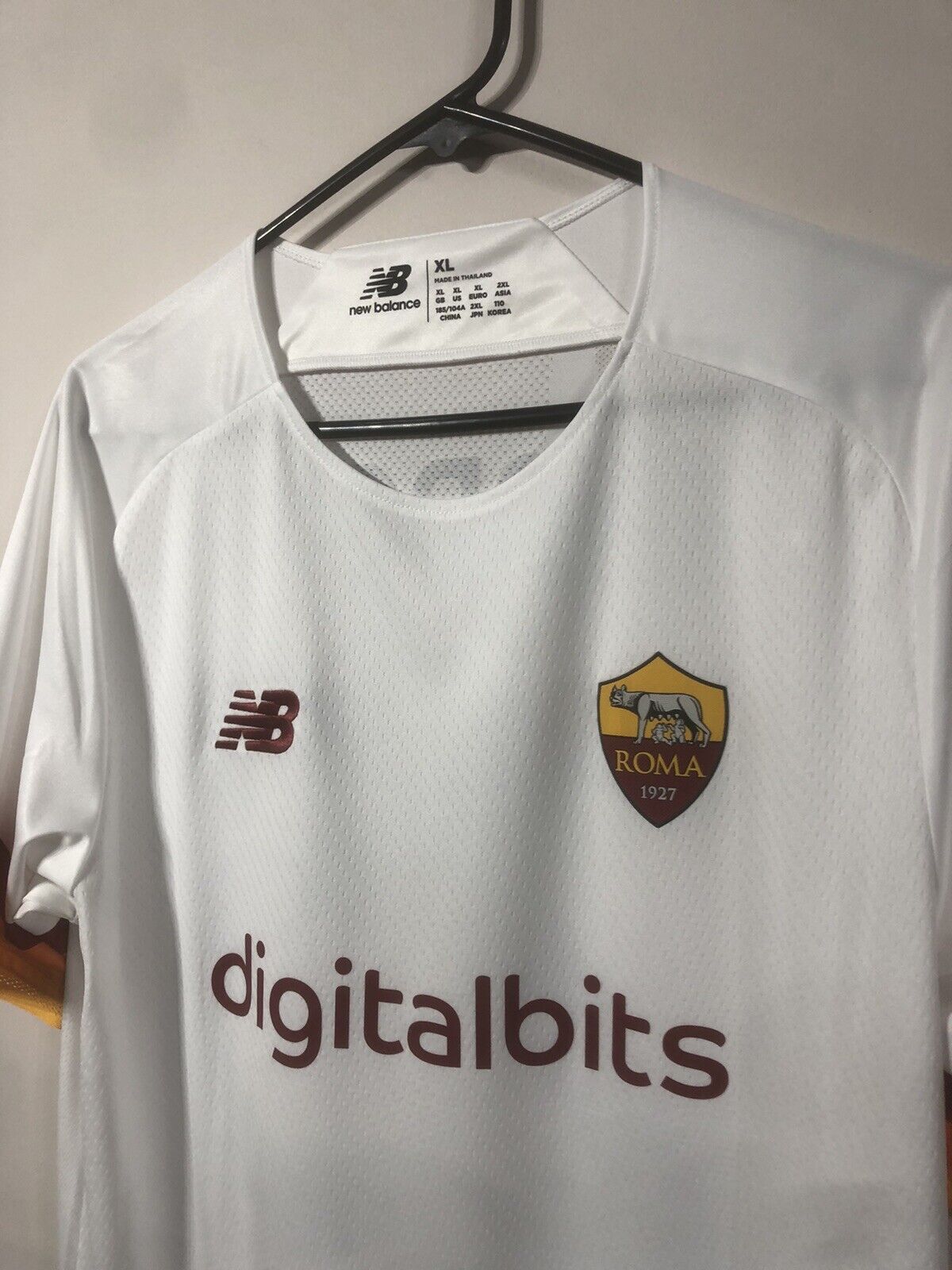 Mancini #23 AS Roma Away 2021/22 XL Authentic Pro Shirt New Balance BNWT