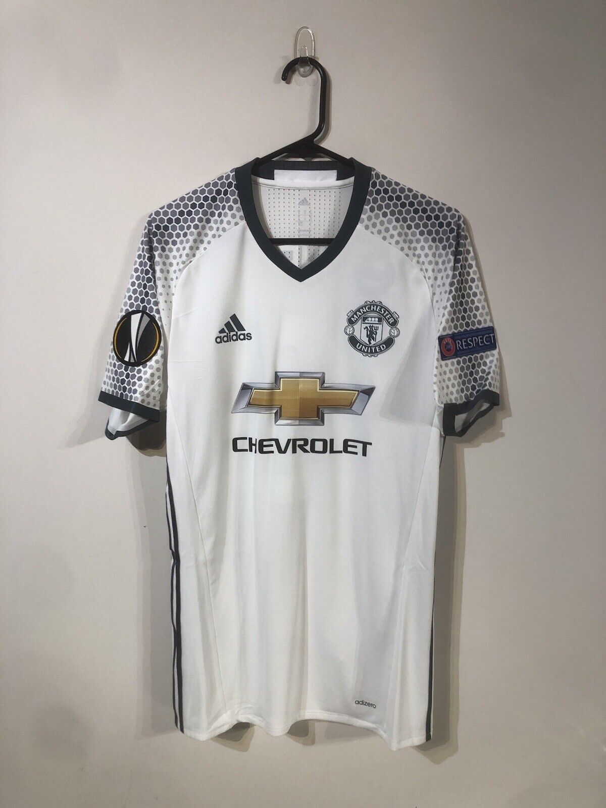 Rashford #19 Manchester United 2016/17 Adizero Medium 3rd Football Shirt BNWT