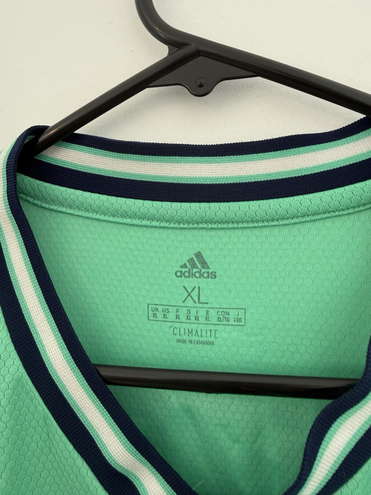 Real Madrid Benzema #9 2019/20 XL 3rd Shirt Adidas Excellent Condition EH5128