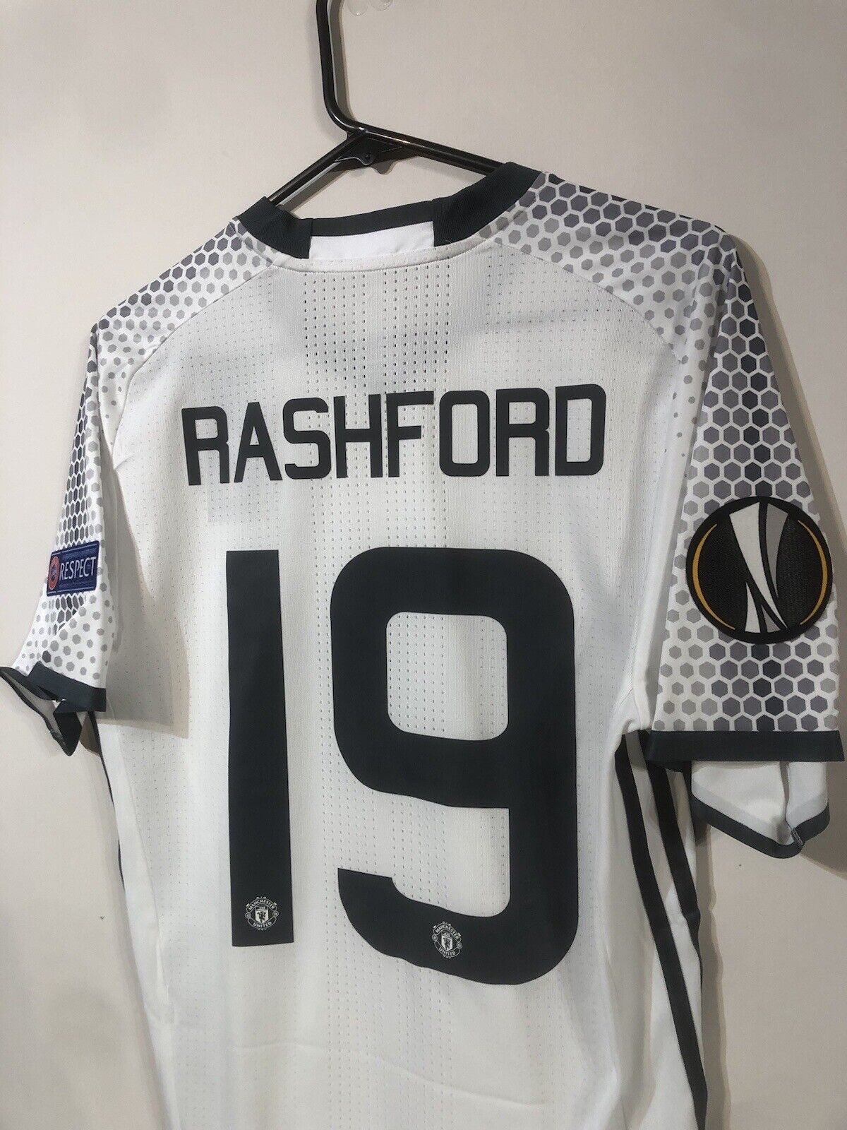 Rashford #19 Manchester United 2016/17 Adizero Medium 3rd Football Shirt BNWT