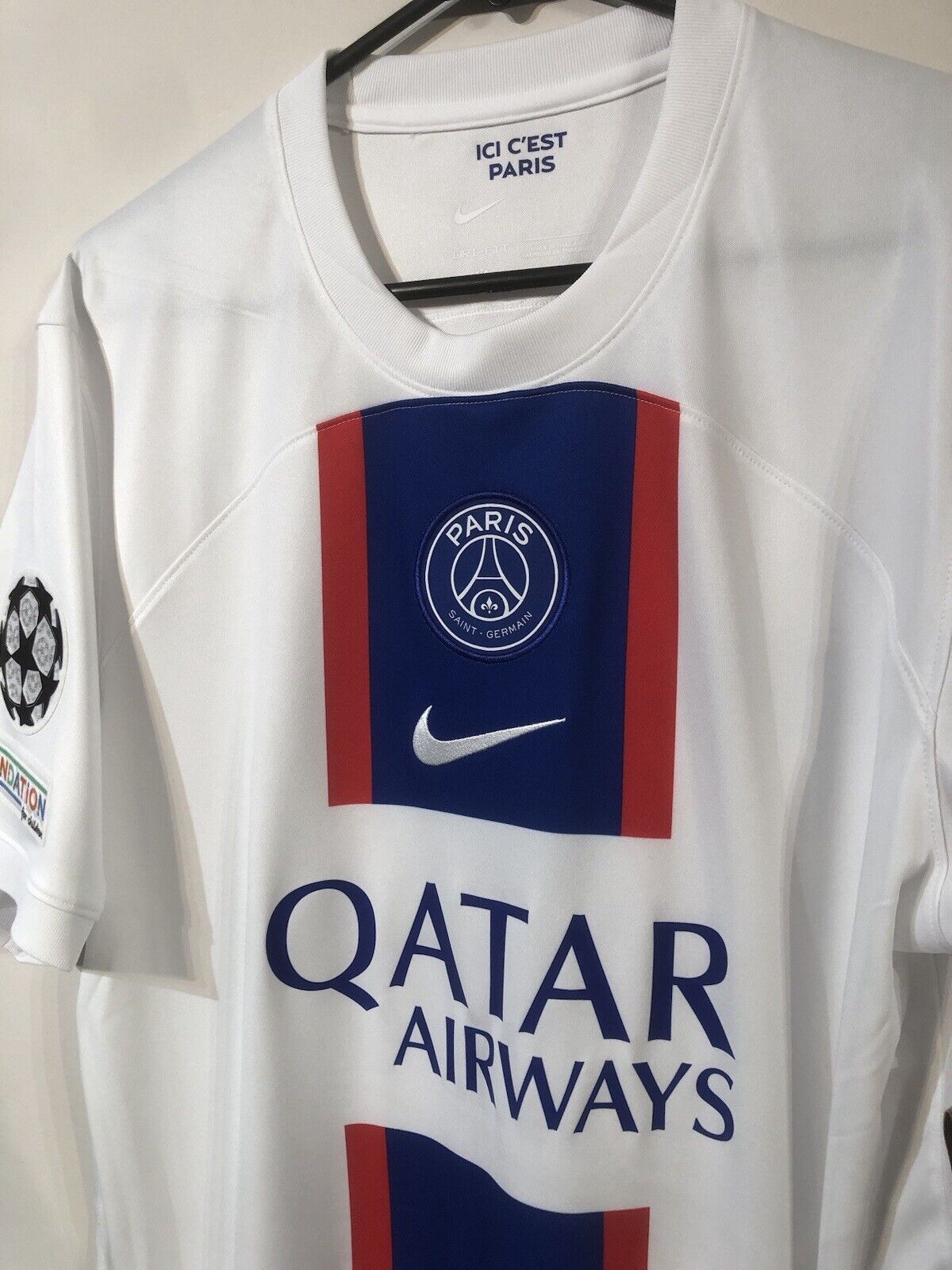 Messi #30 Paris St Germain 2022/23 Large CL Away Shirt Nike Excellent Condition