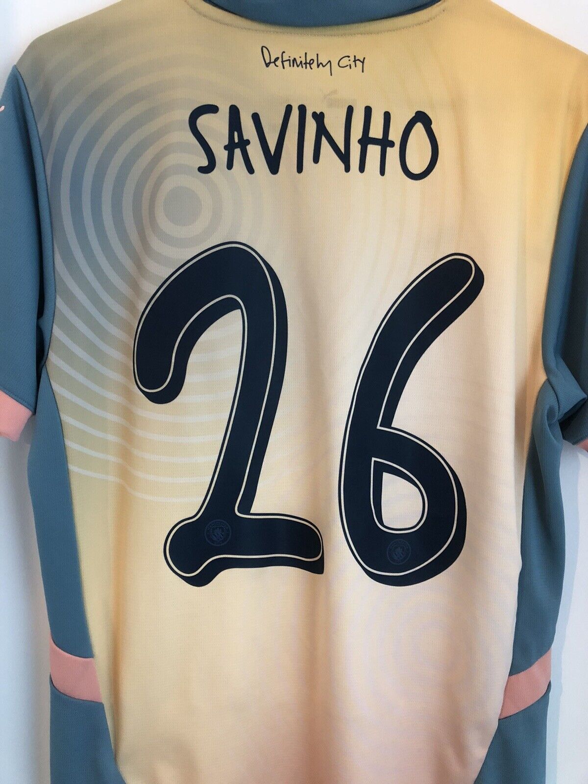 Savinho 26 Manchester City 2024 25 Medium Home Excellent Condition 775202 04
