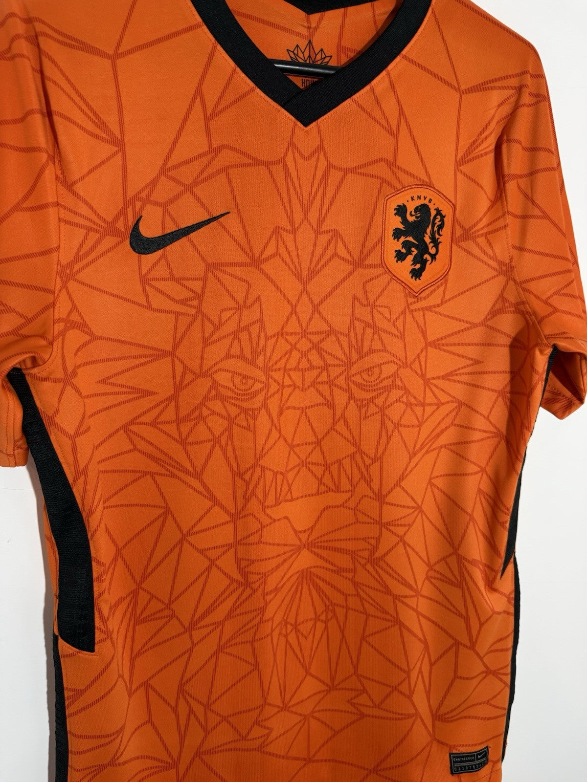 Netherlands Virgil #4 2020 Home Medium Shirt Nike Excellent Condition CD0712-819