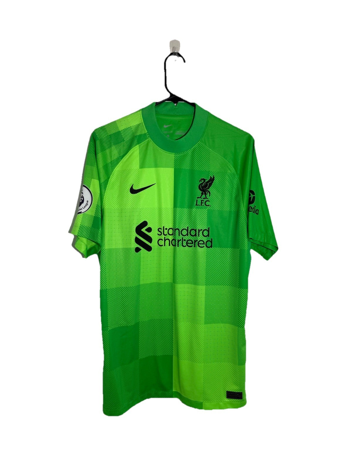 Liverpool A. Becker #1 2021/22 Large Home GK Shirt Nike BNWT DB2559-330