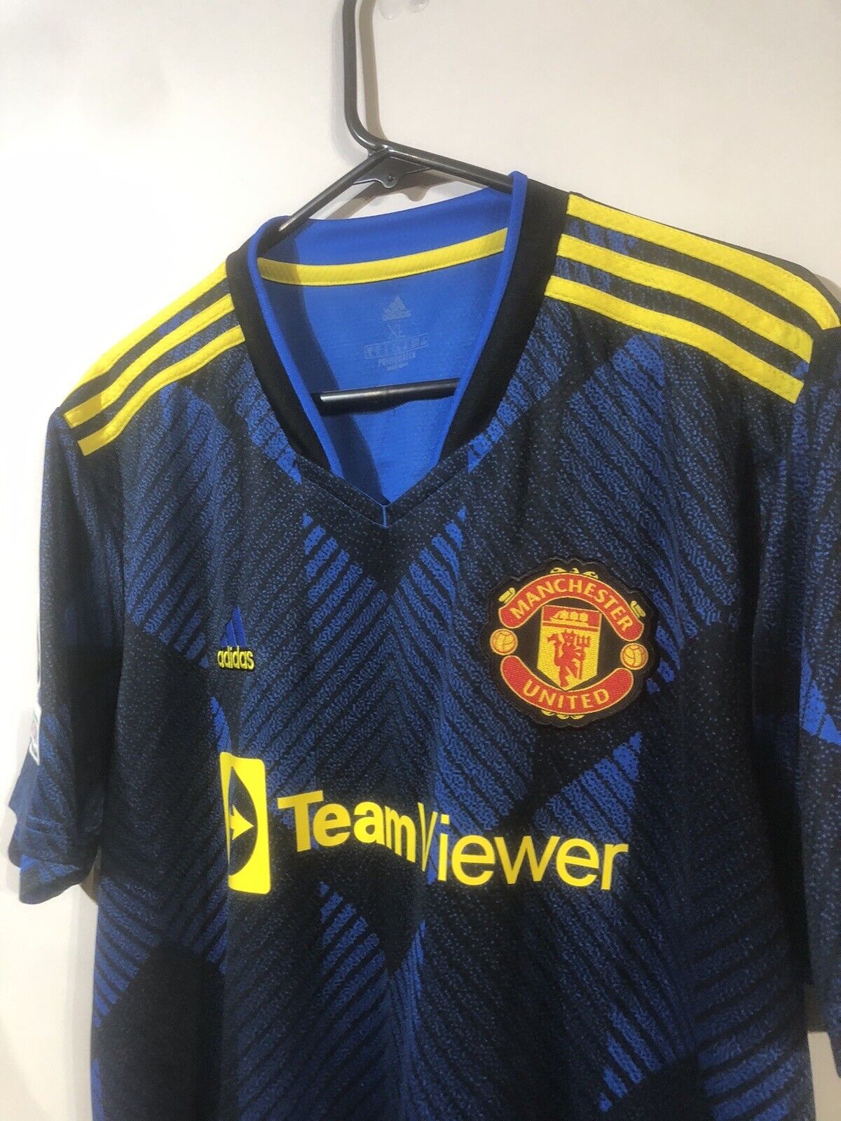 Ronaldo #7 Manchester United X-Large 2021/22 CL 3rd Shirt BNWT