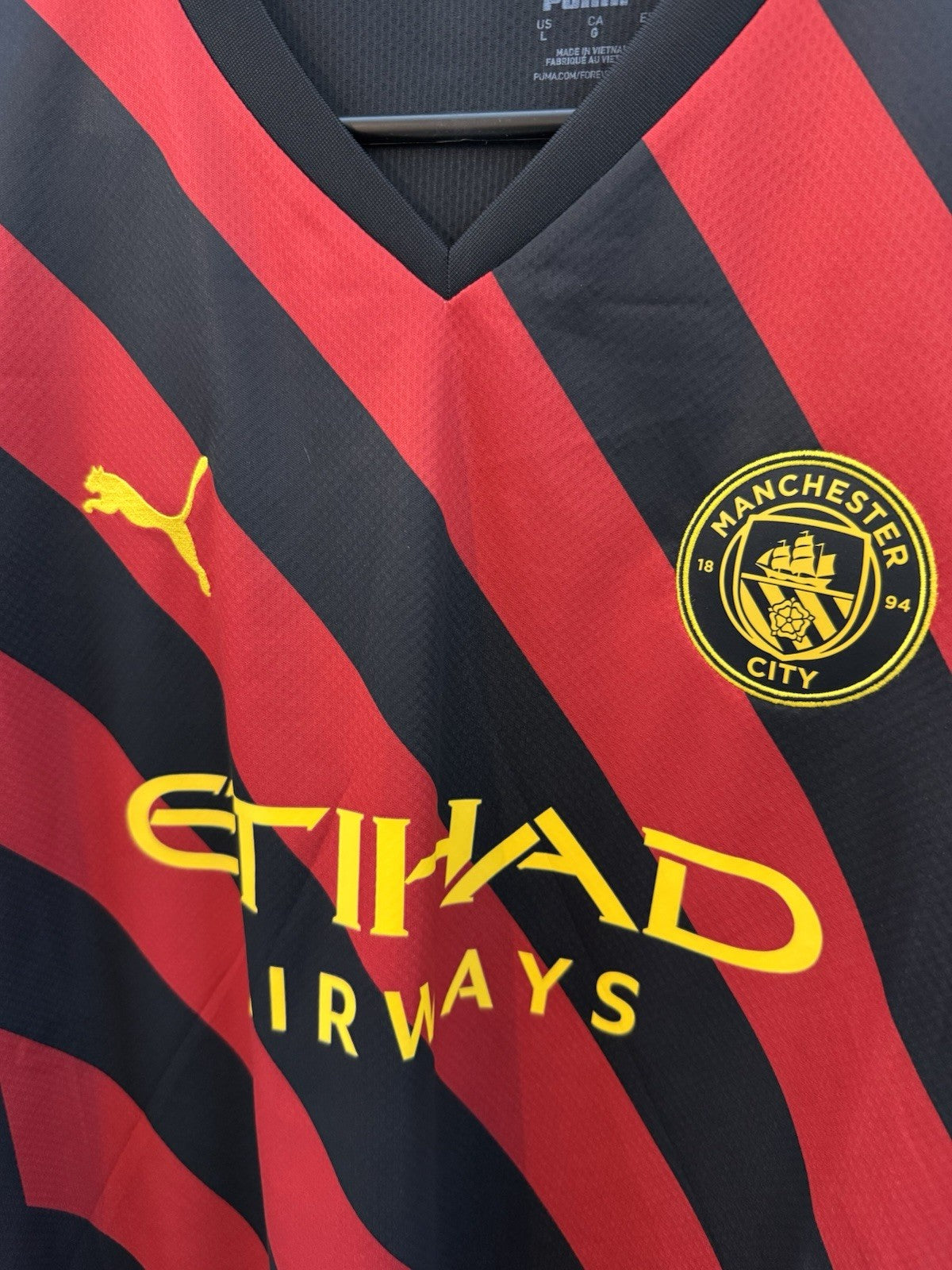 Manchester City Stones #5 2022/23 Large Away Shirt BNWT 765722-02