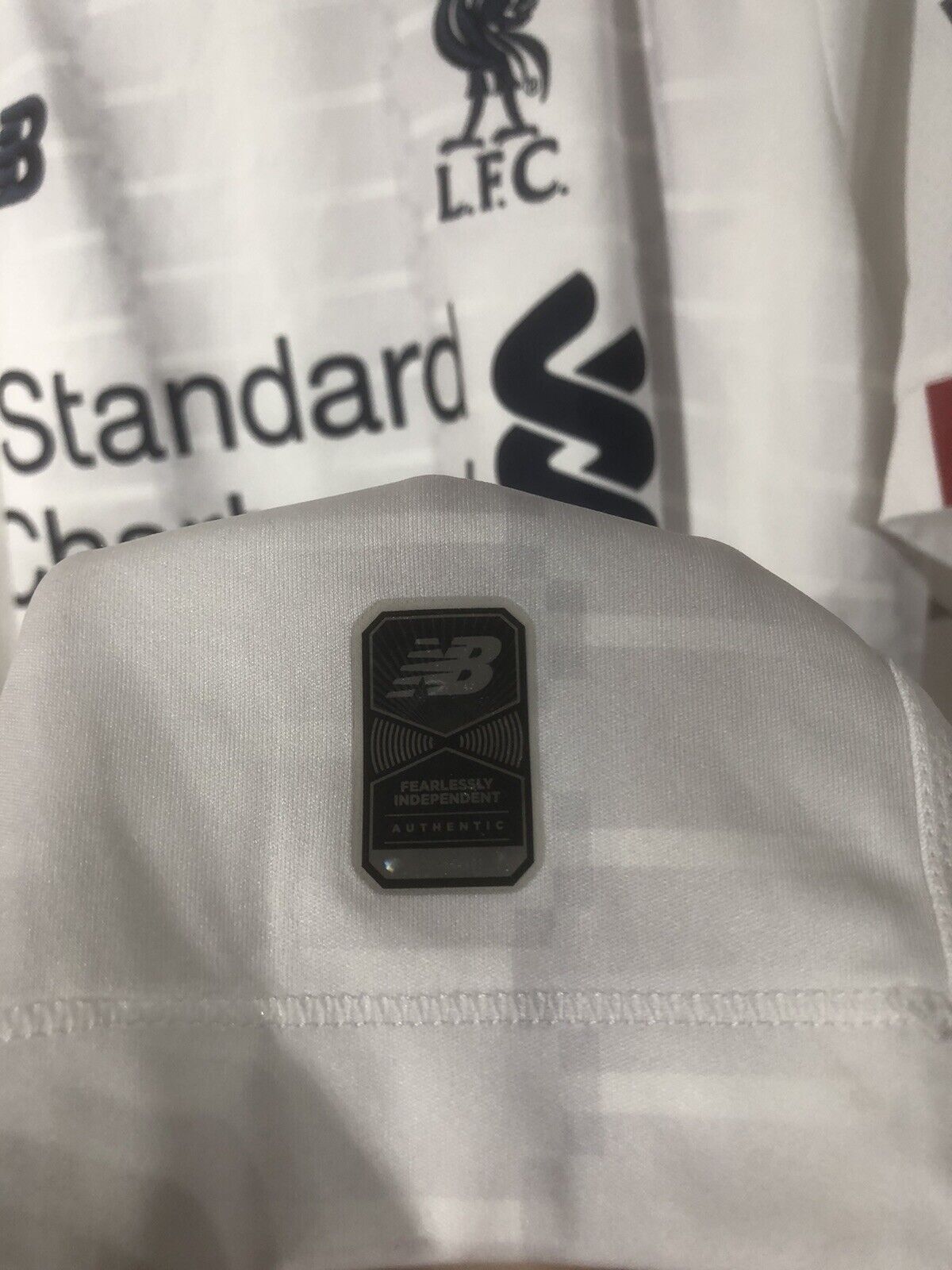 Mane #10 Liverpool Large 2019/20 Away Shirt New Balance Excellent Condition
