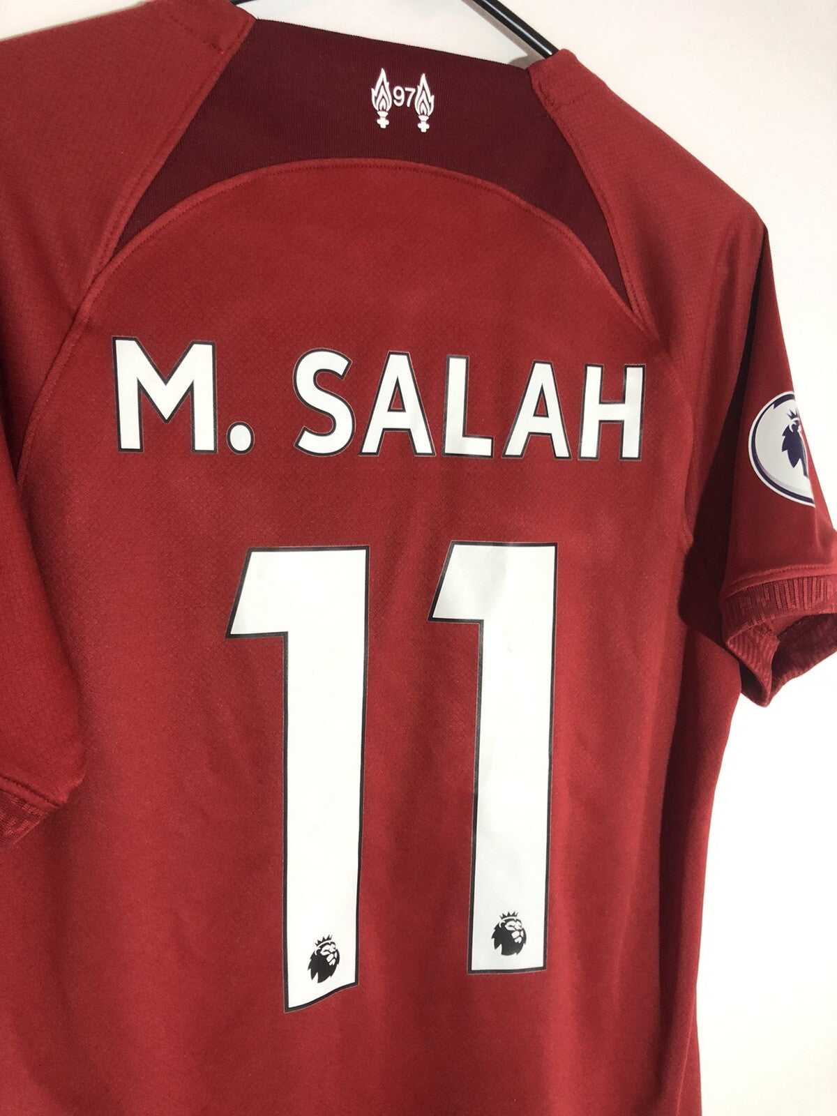 Liverpool M. Salah #11 2022/23 Small Home Shirt Excellent Condition DM1843-609