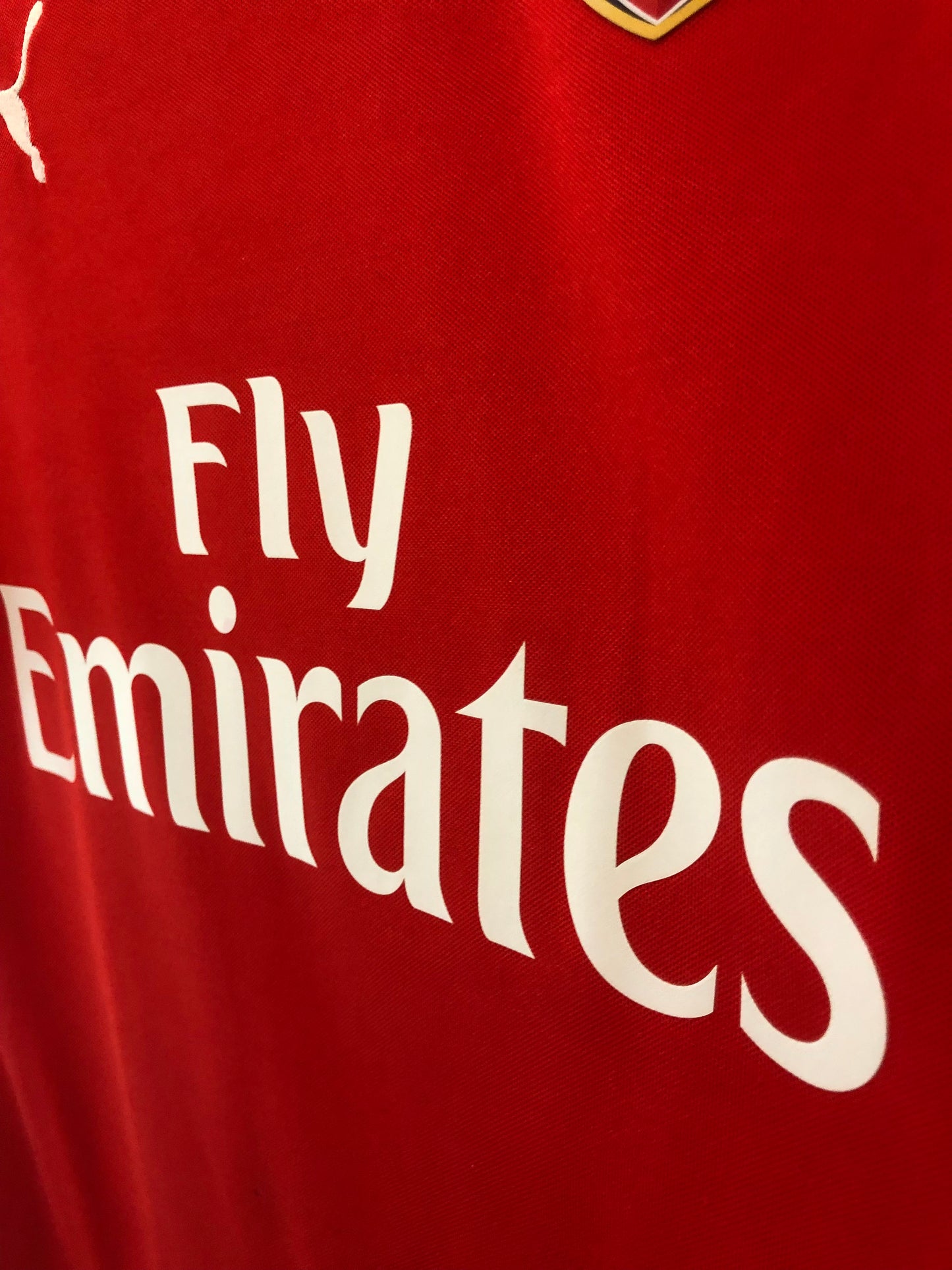 Rosicky #7 Arsenal 2014/15 Medium Home Shirt Puma Very Good Condition 746446