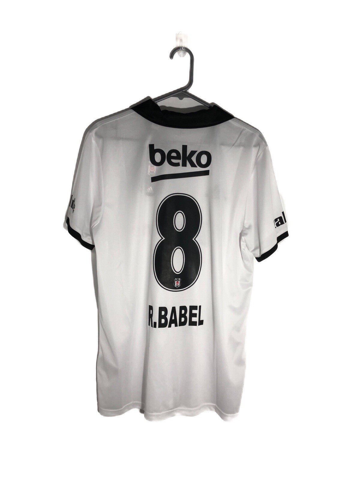 Besiktas R. Babel #8 2018/19 Large Home Shirt Adidas Excellent Condition CG0691