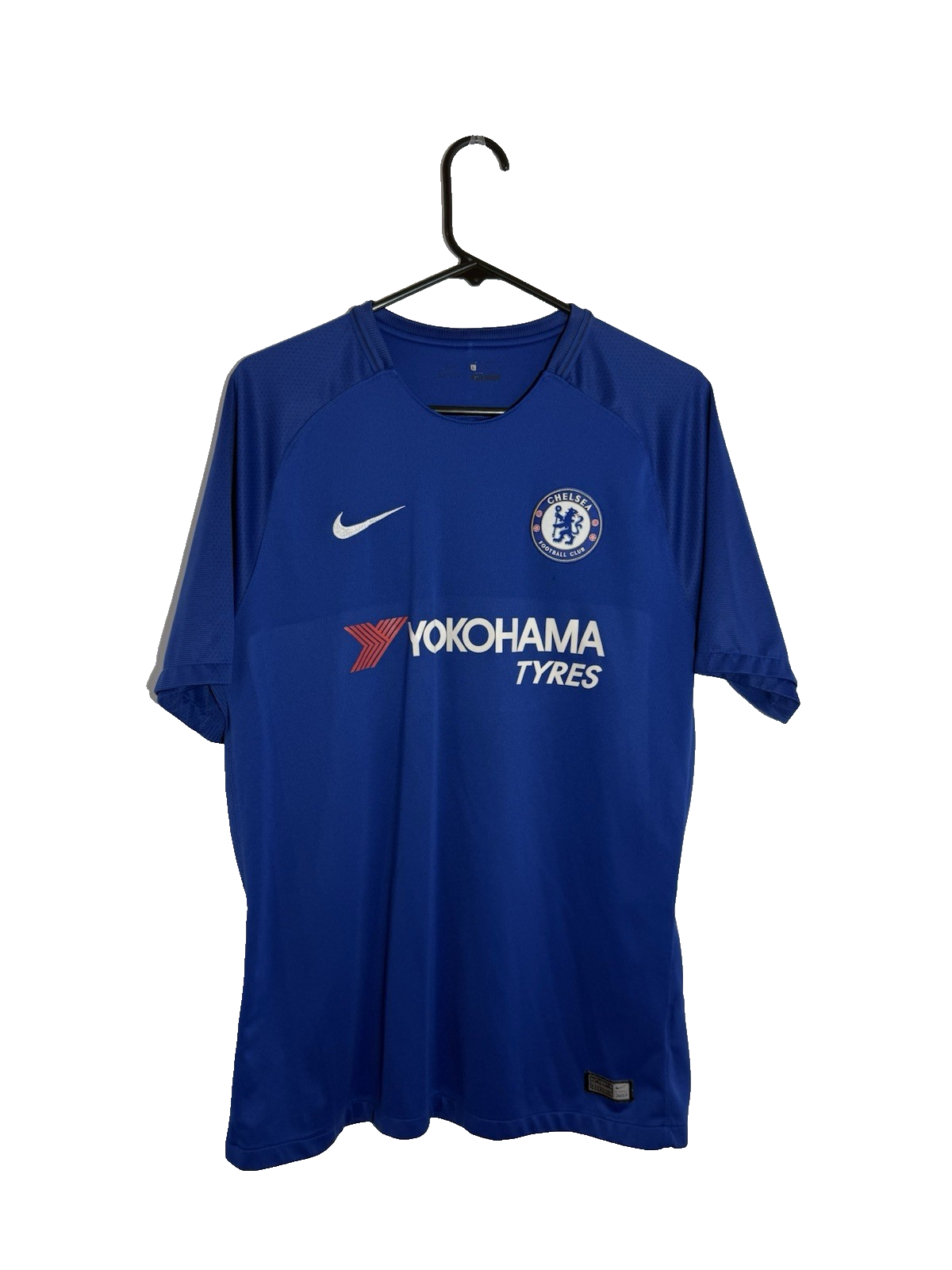 Chelsea Hazard #10 2017/18 Large Home Shirt Nike Excellent Condition 905513-496