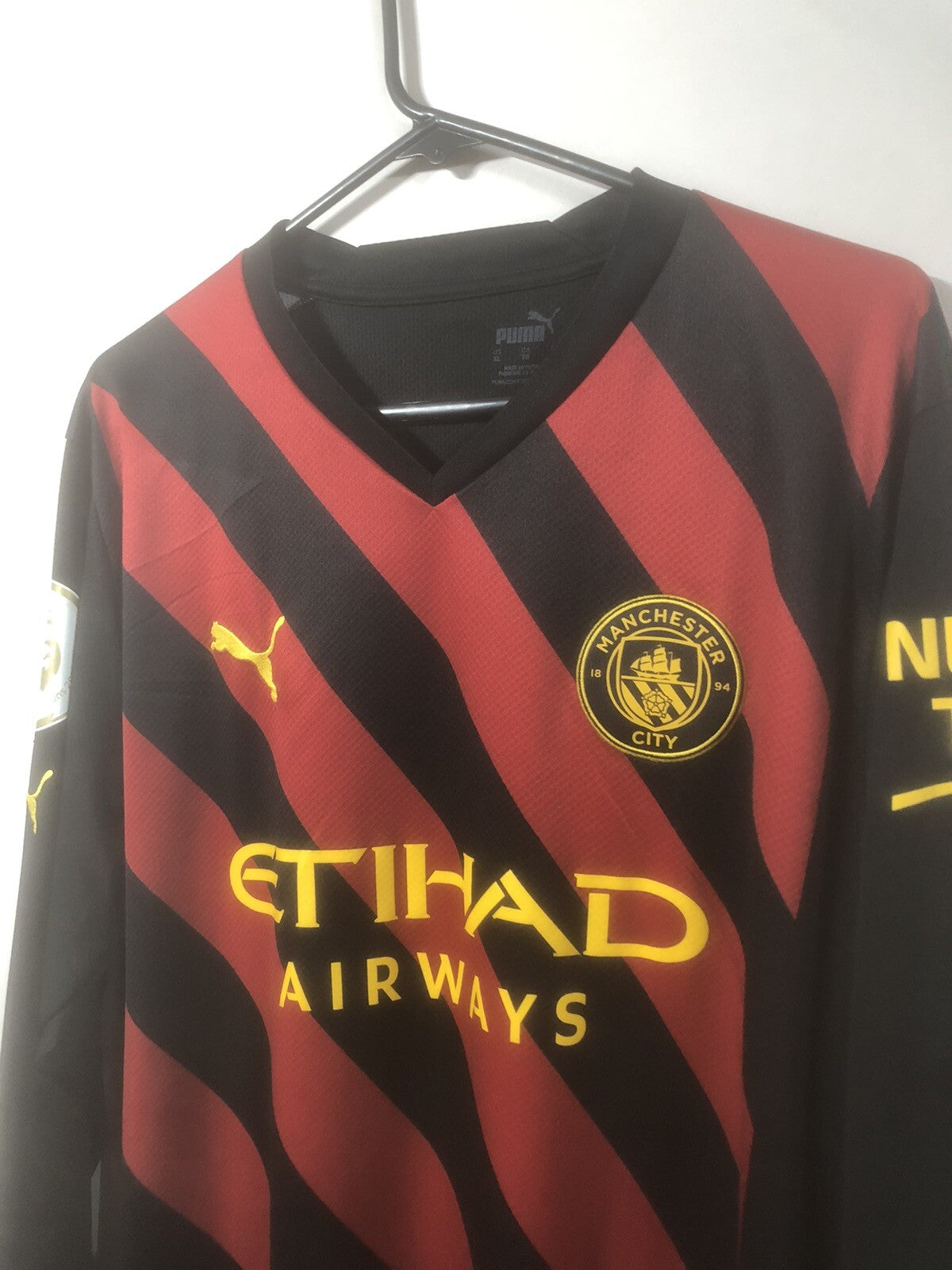 Manchester City Ruben #3 2022/23 Treble XL Away Excellent Condition 765723-02