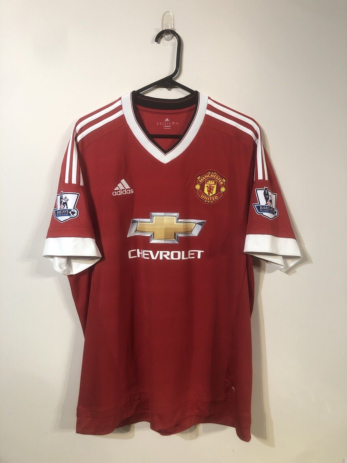 Manchester United Home X-Large 2015/16 Shirt Very Good Condition