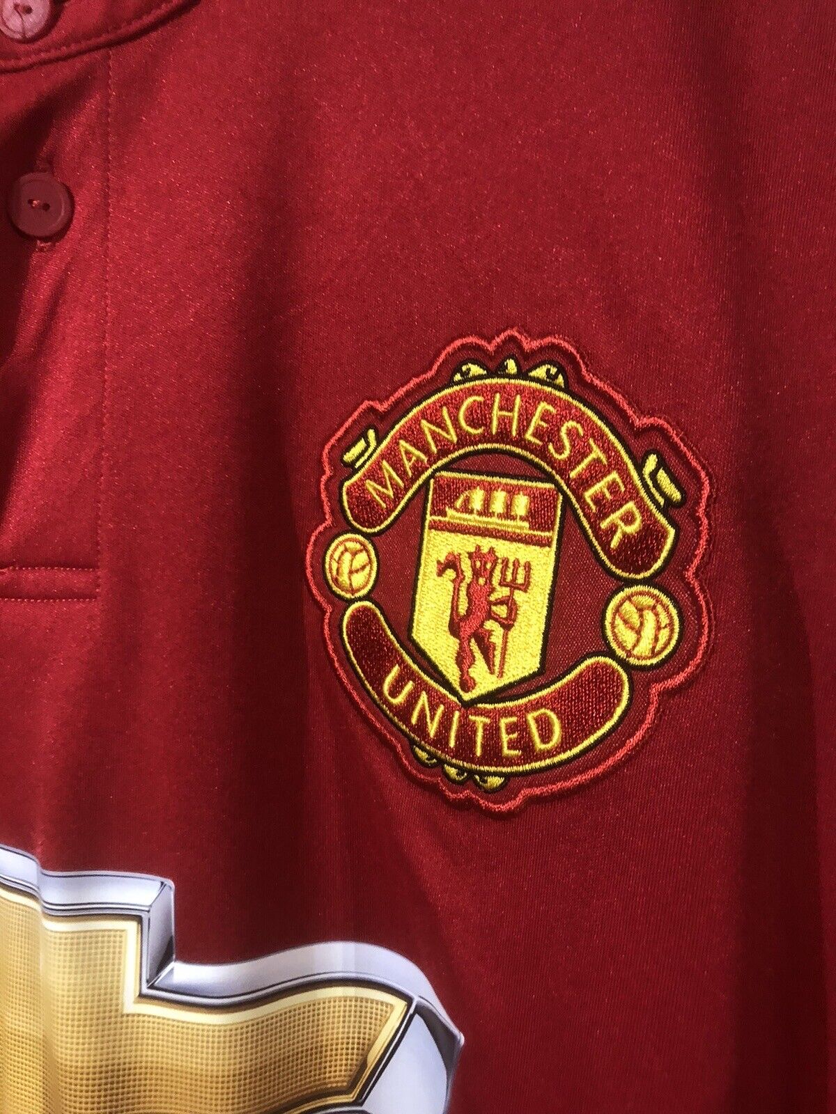 Rashford #19 Manchester United 2017/18 Home Medium L/S Shirt Excellent Condition