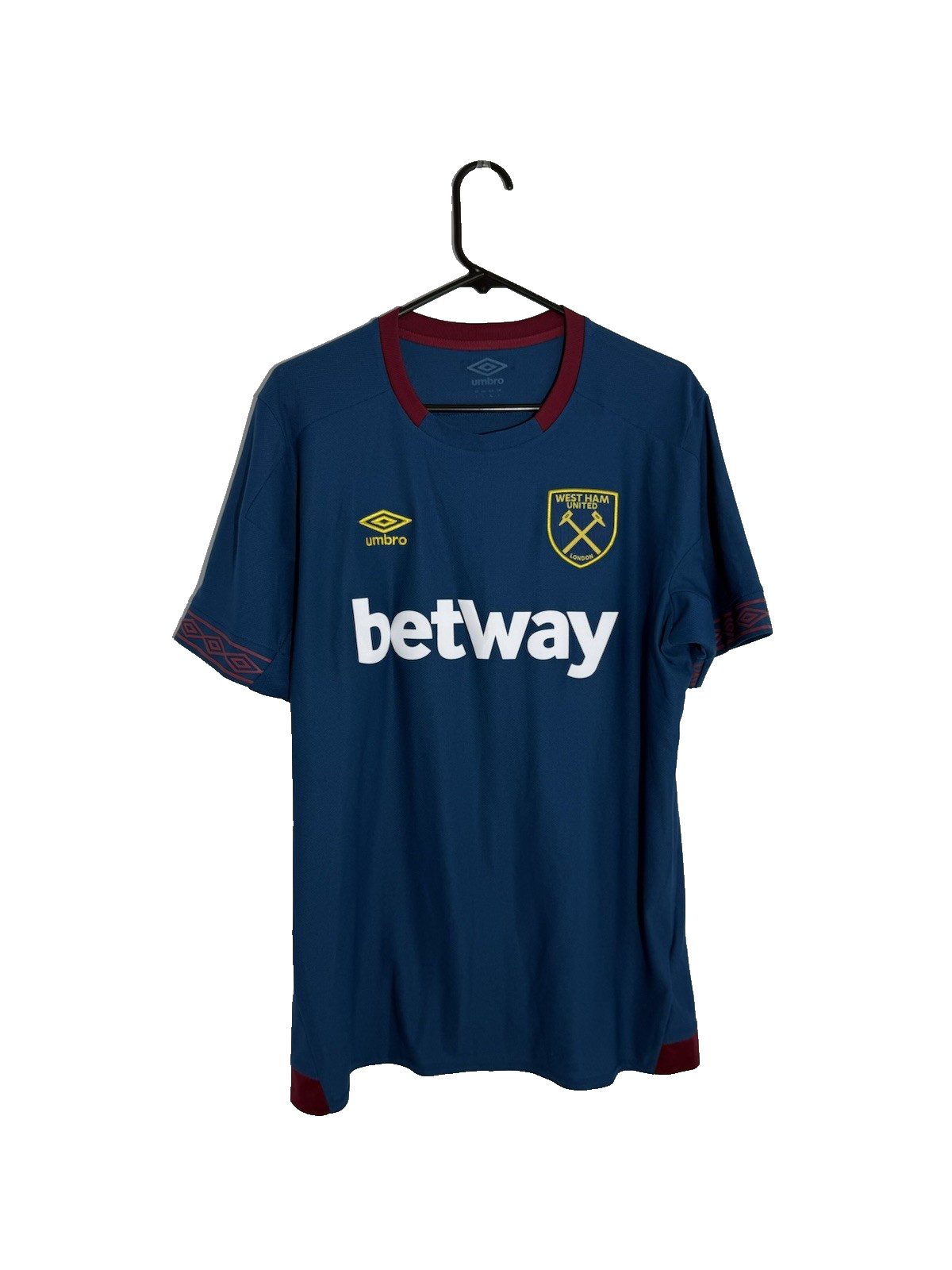 West Ham United Noble #16 2018/19 Large Away Shirt Umbro Excellent Condition