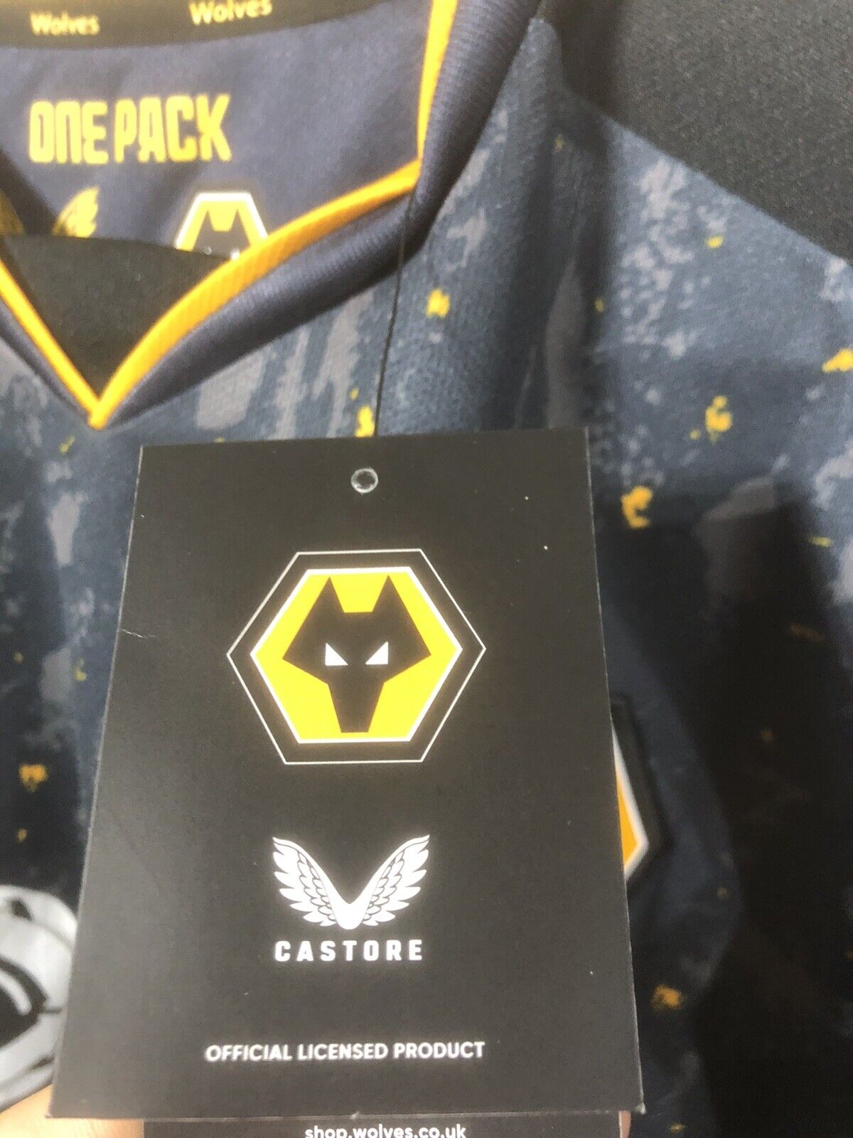 Fabio Silva #17 BNWT Wolves 2021/22 Large Away Football Shirt Jersey Castore