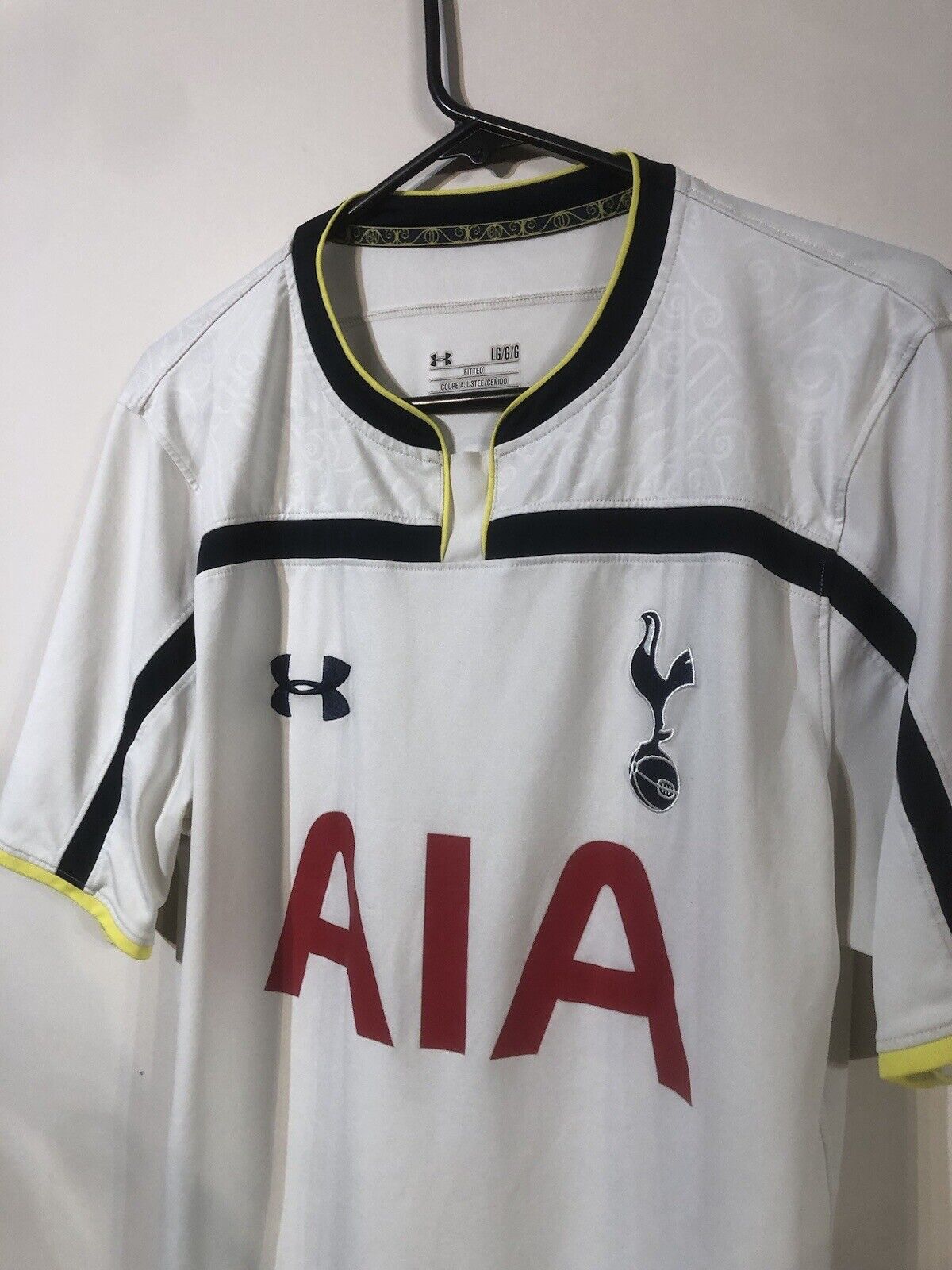 Son #7 Tottenham Hotspur 2014/15 Large Home Shirt UA Very Good Condition