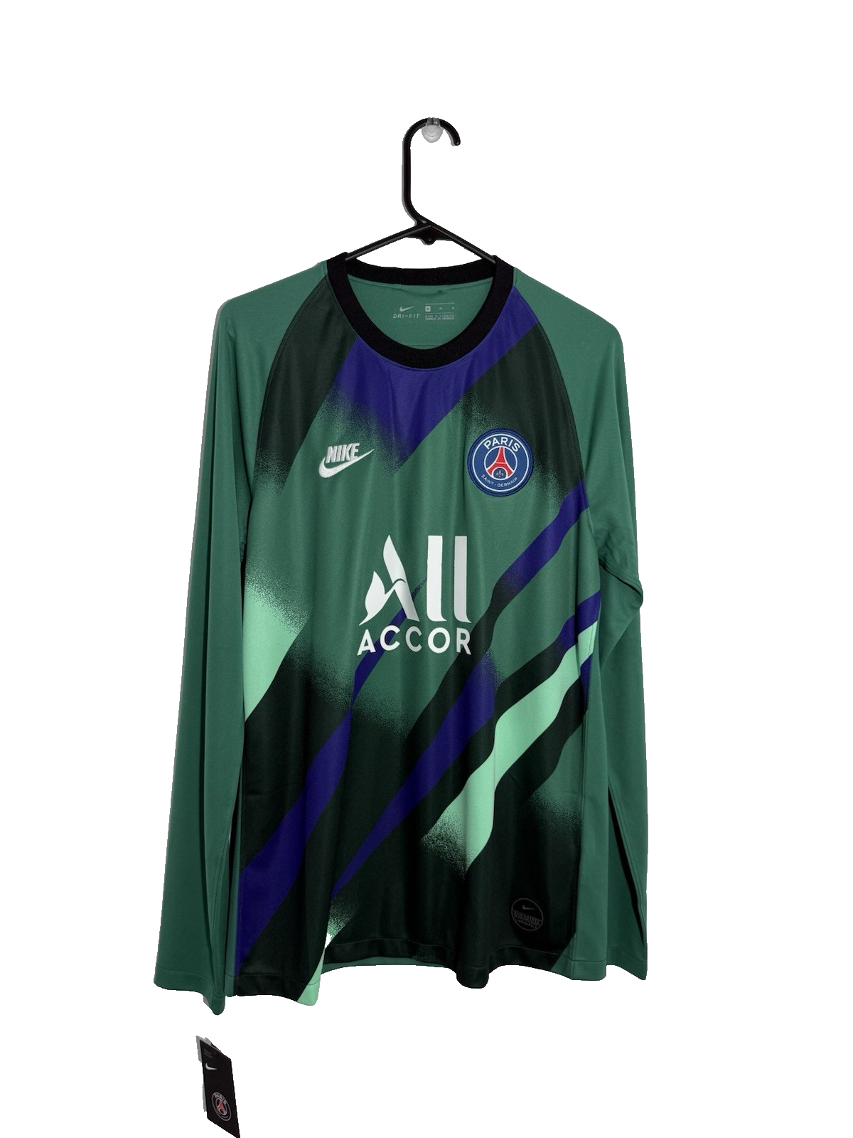 PSG K. Navas #1 2019/20 3rd Medium Goalkeeper Shirt Nike BNWT AT0039-352
