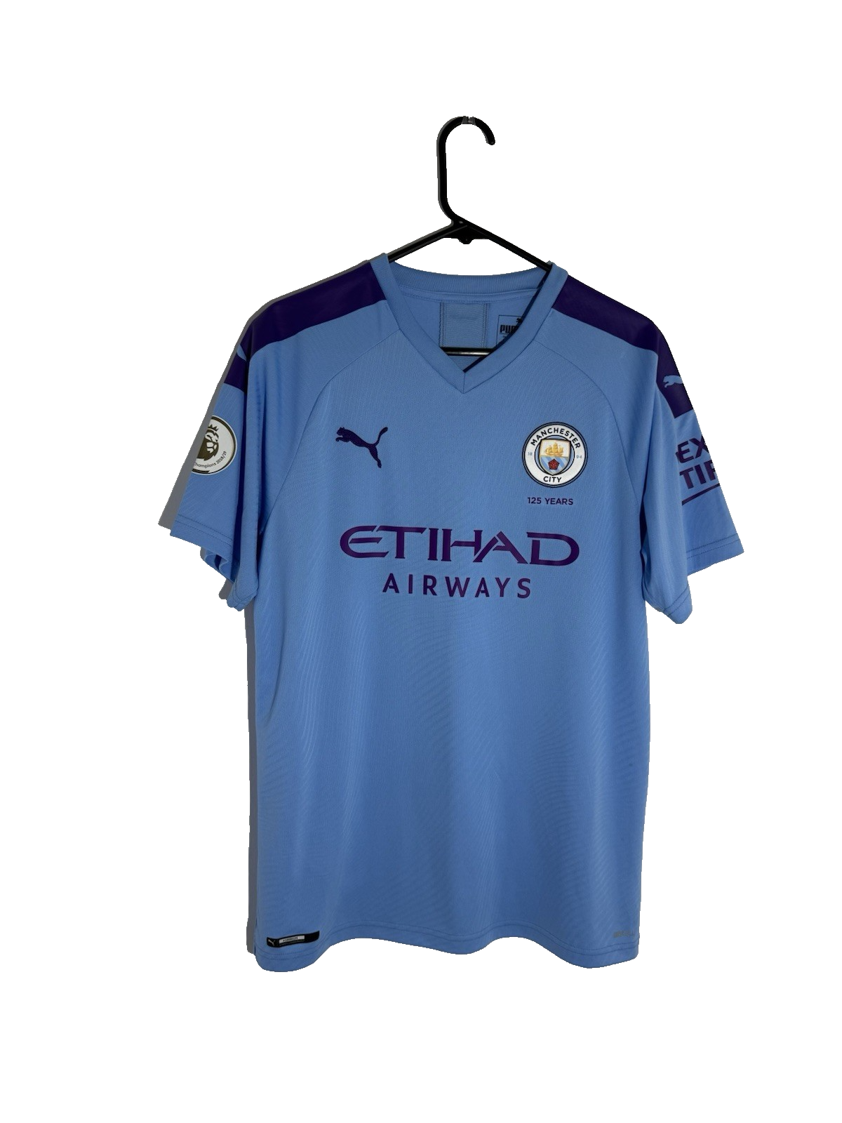 Manchester City Foden #47 2019/20 Large Home Shirt Excellent Condition 755586-01
