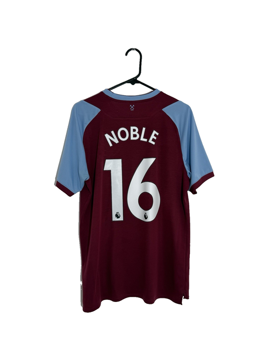 West Ham United Noble #16 2020/21 Large Home Shirt Umbro Excellent Condition
