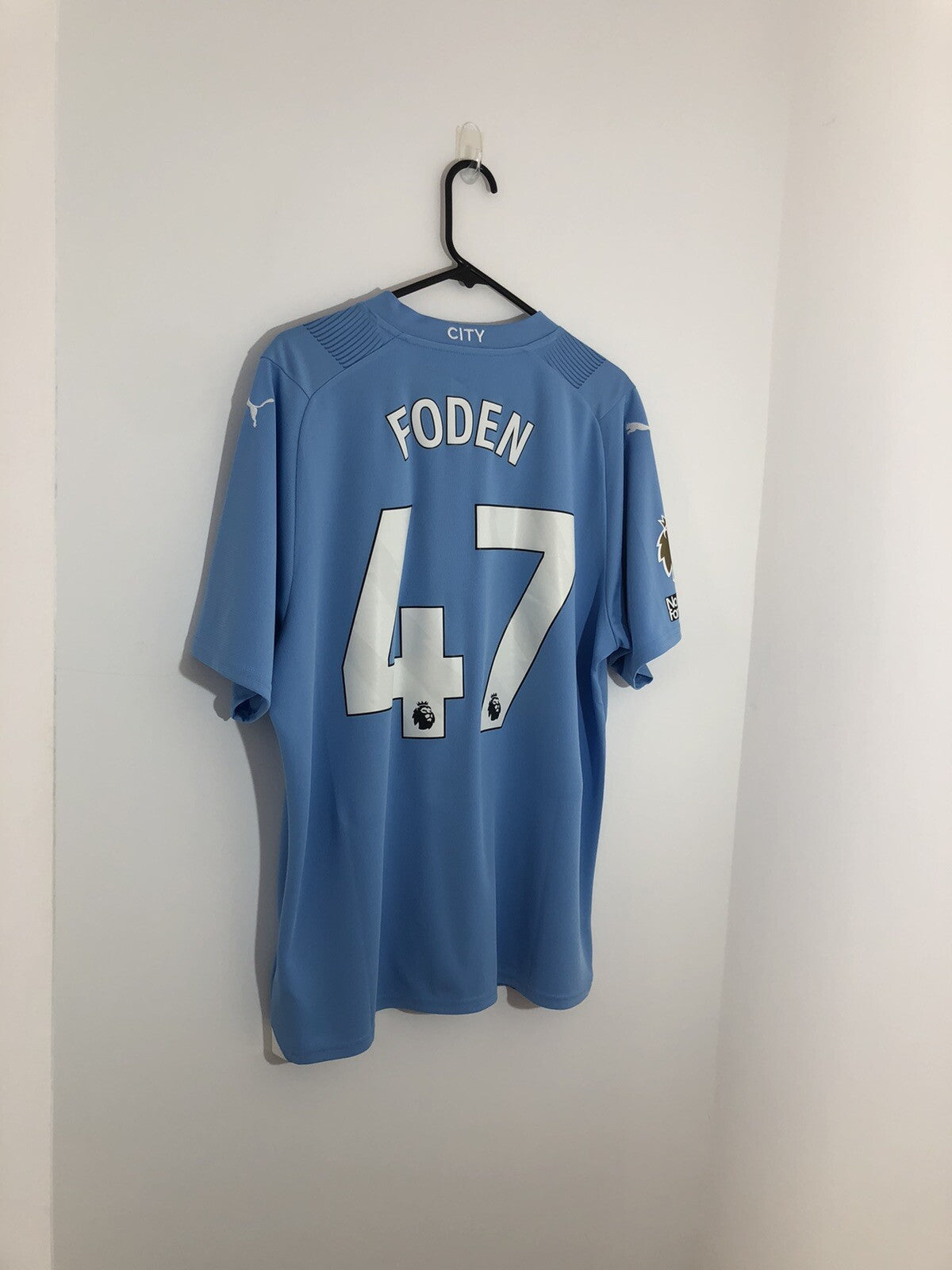 Manchester City Foden #47 2023/24 XL Home Shirt Excellent Condition 770438-01