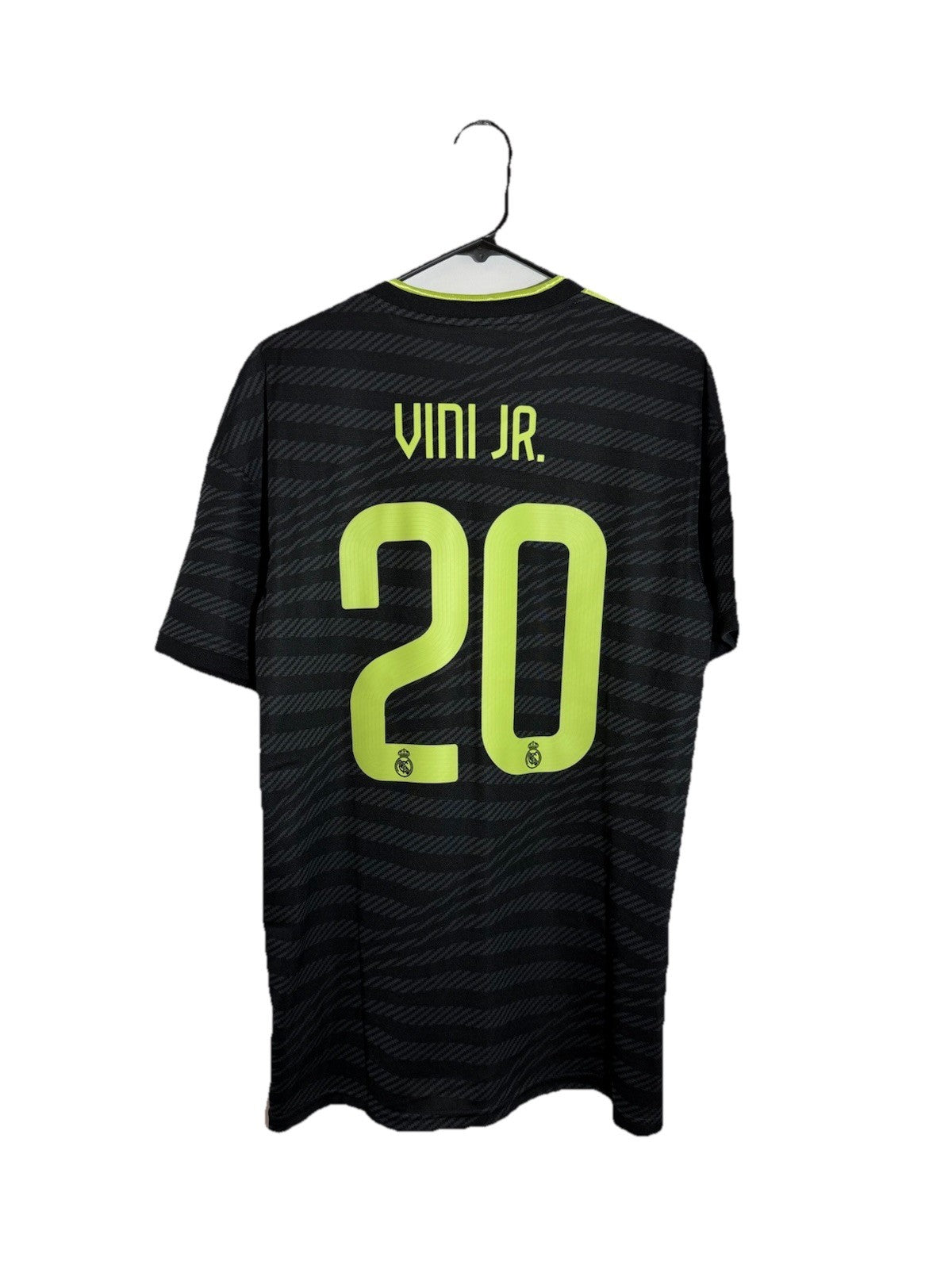 Real Madrid Vini Jr #20 2022/23 3rd Large Shirt Adidas BNWT HI1656