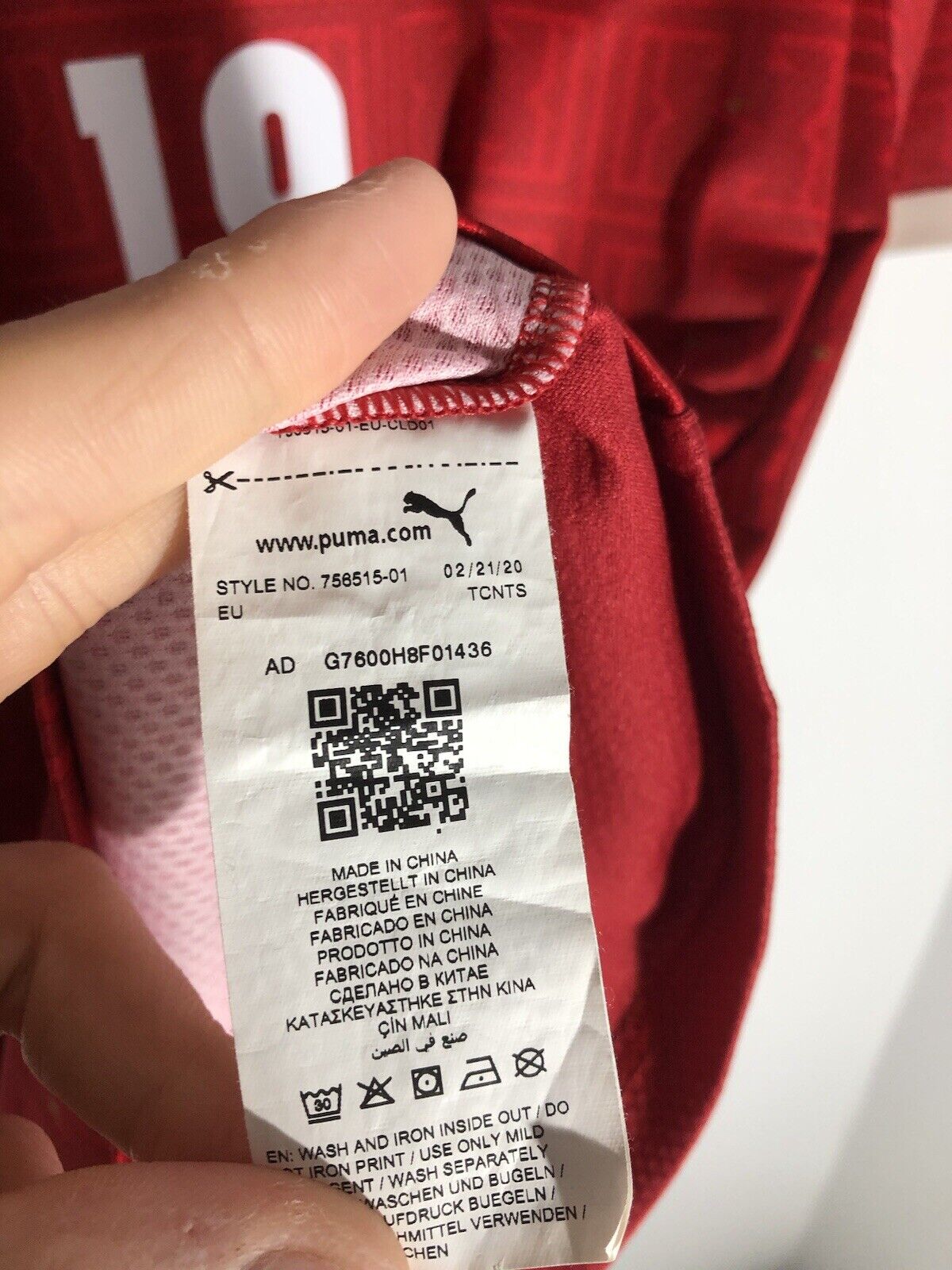 Vlahovic 18 Serbia 2020 21 Large Home Shirt Puma Excellent Condition 756515 01