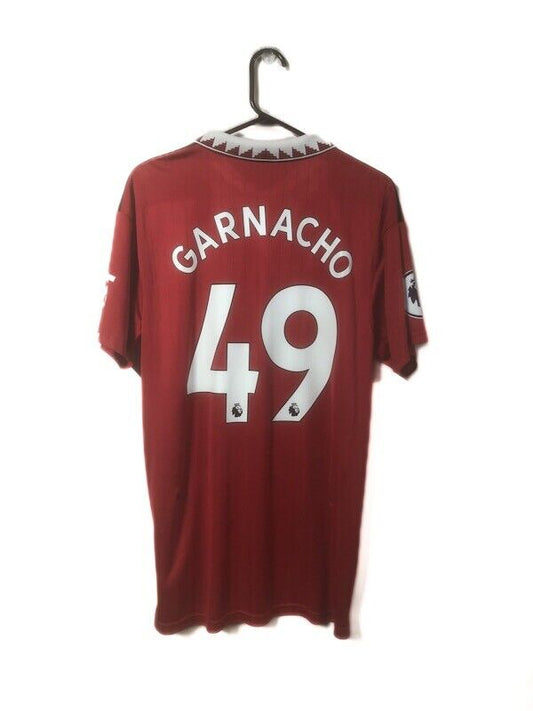 Garnacho #49 Manchester United Large 2022/23 Home Excellent Condition H13881