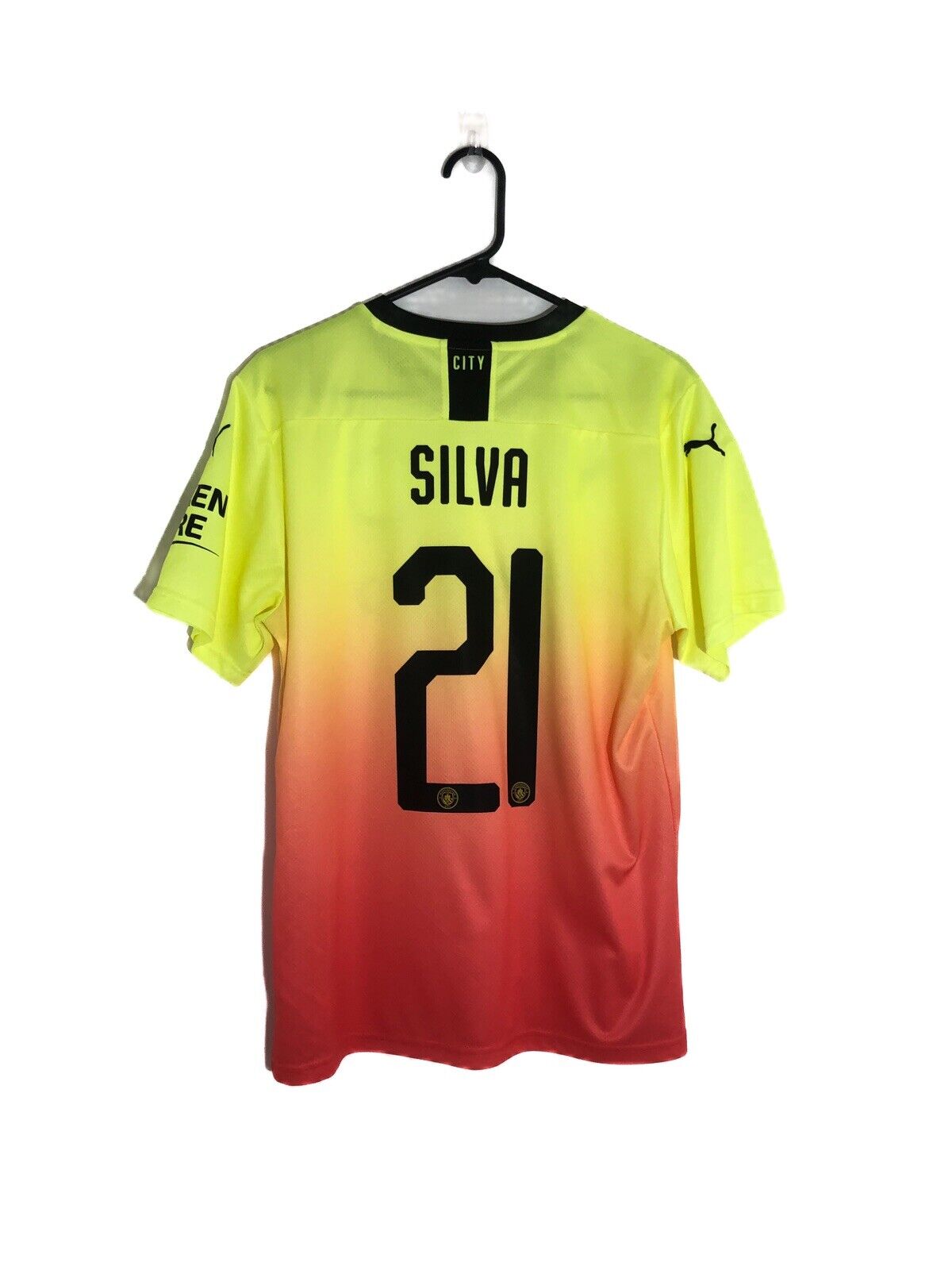 Silva 21 Manchester City 2019 20 Medium 3rd Excellent Condition 755594 03