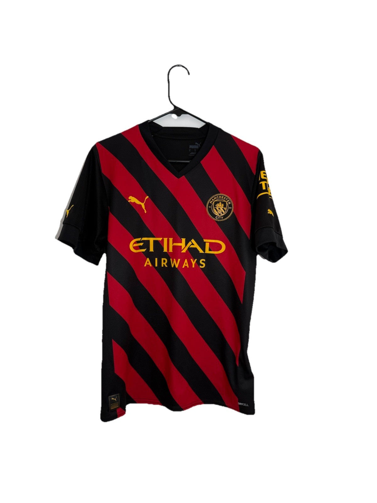 Man City De Bruyne #17 2022/23 Medium Away Shirt Excellent Condition 765722-02