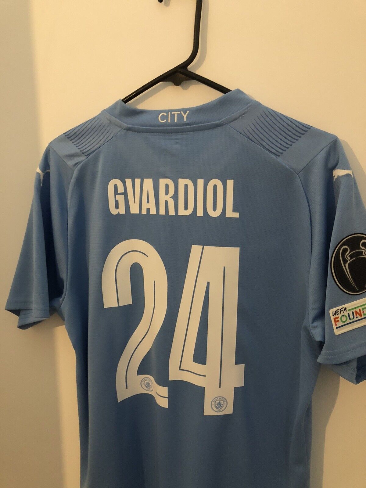 Gvardiol 24 Manchester City 2023 24 Medium Home Excellent Condition 770438 01