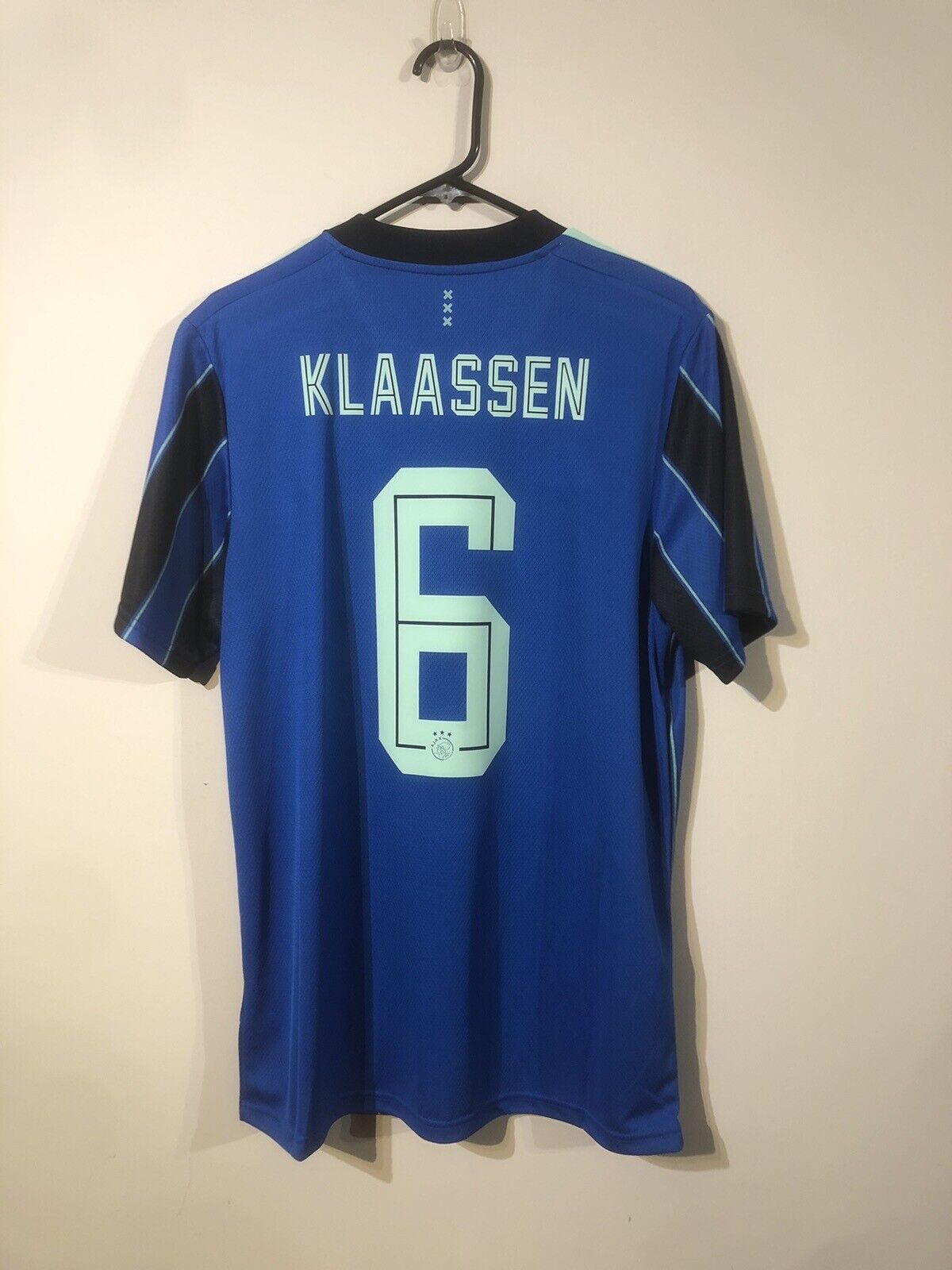Klaasen #6 Ajax Amsterdam BNWT Large 2021/22 Away Shirt Jersey