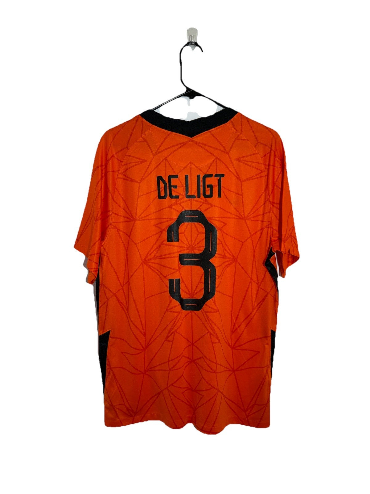 Netherlands De Ligt #3 2021 Large Home Shirt Nike Excellent Condition CD0712-819