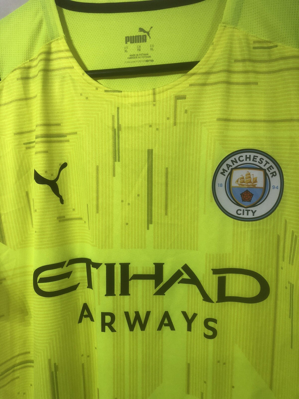 Manchester City Ederson #31 2021/22 XL Authentic GK Excellent Condion 759185-99
