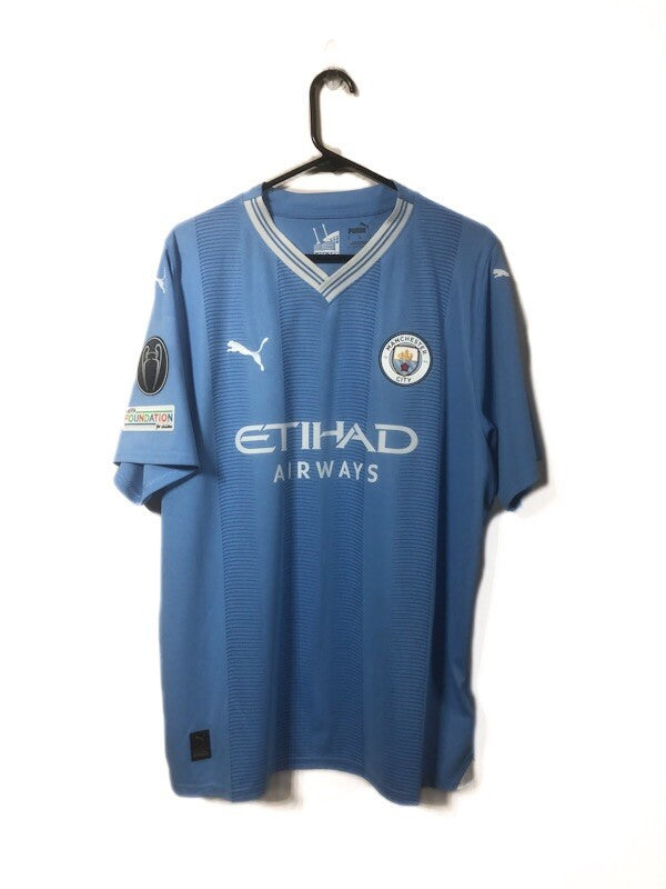Manchester City Foden #47 2023/24 XL Home Shirt Excellent Condition 770438-01