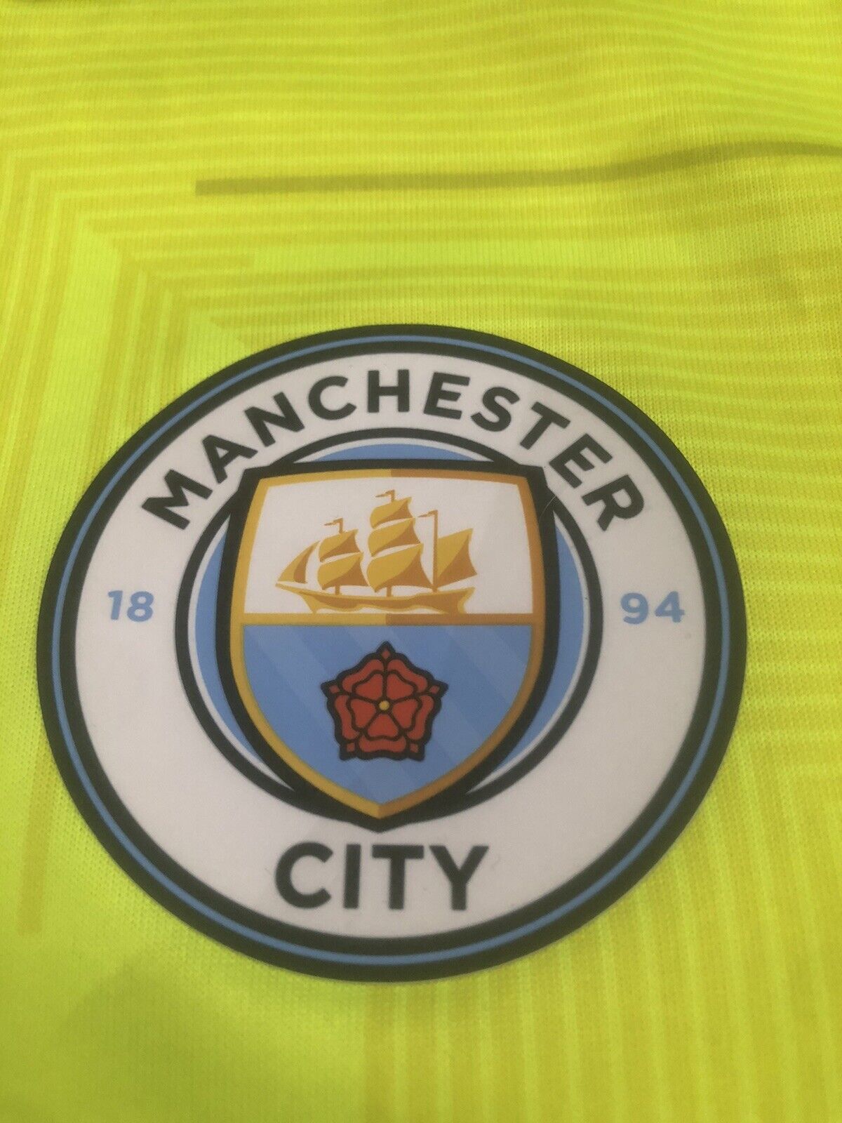 Ederson 31 Man City 2021 22 Large Authentic 3rd Gk Excellent Condition 759185 99