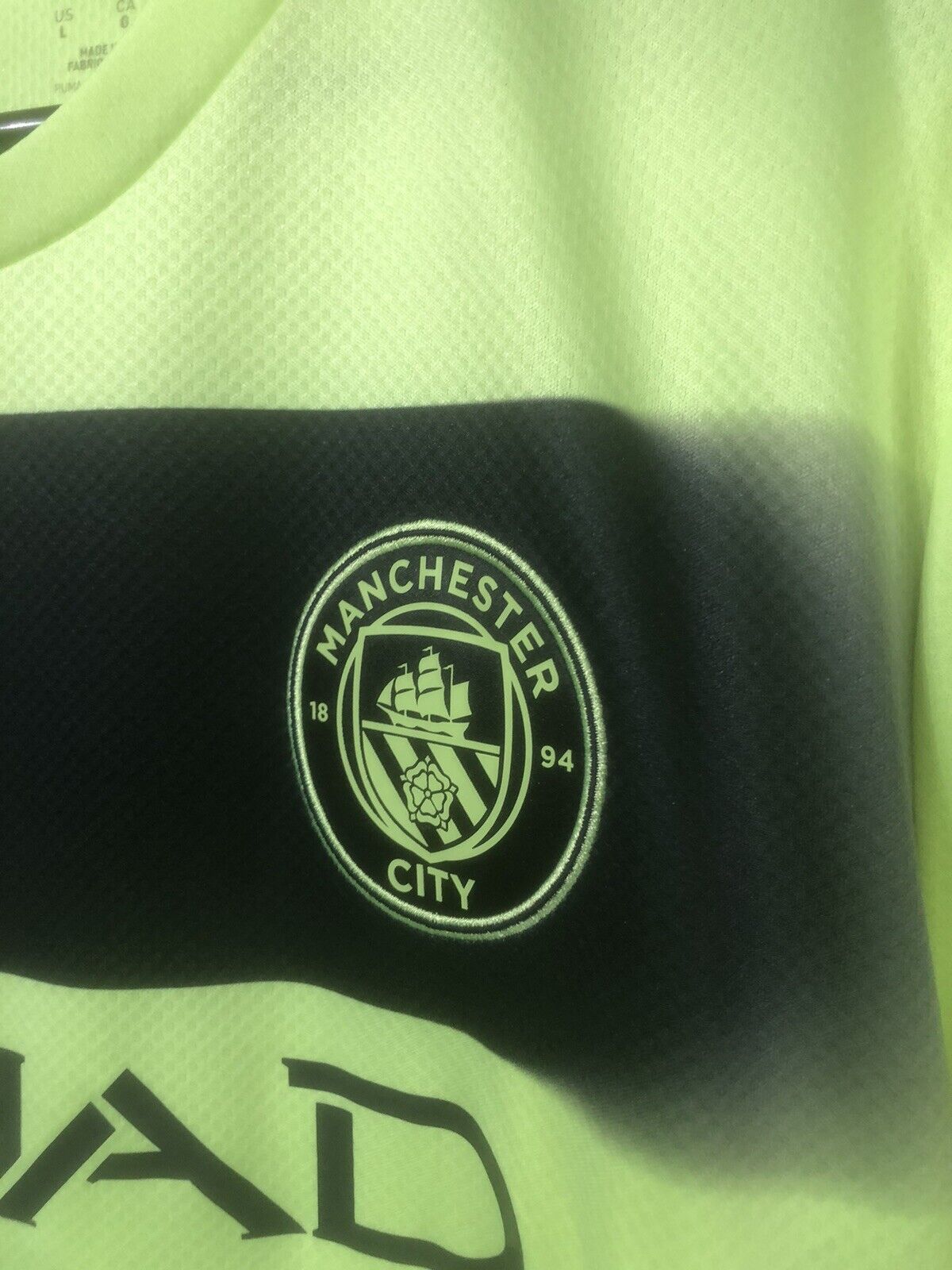 Rodri 16 Manchester City 2022 23 Large 3rd Shirt Excellent Condition 765734 03